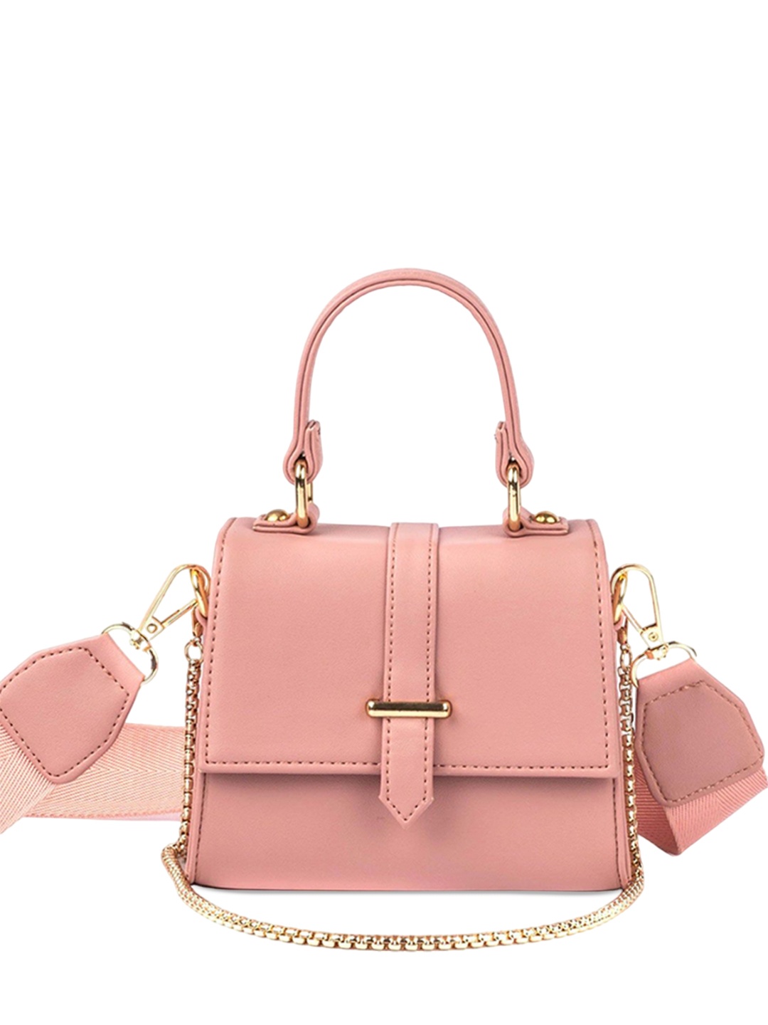 

Strokes by Namrata Mehta PU Sling Bag, Pink