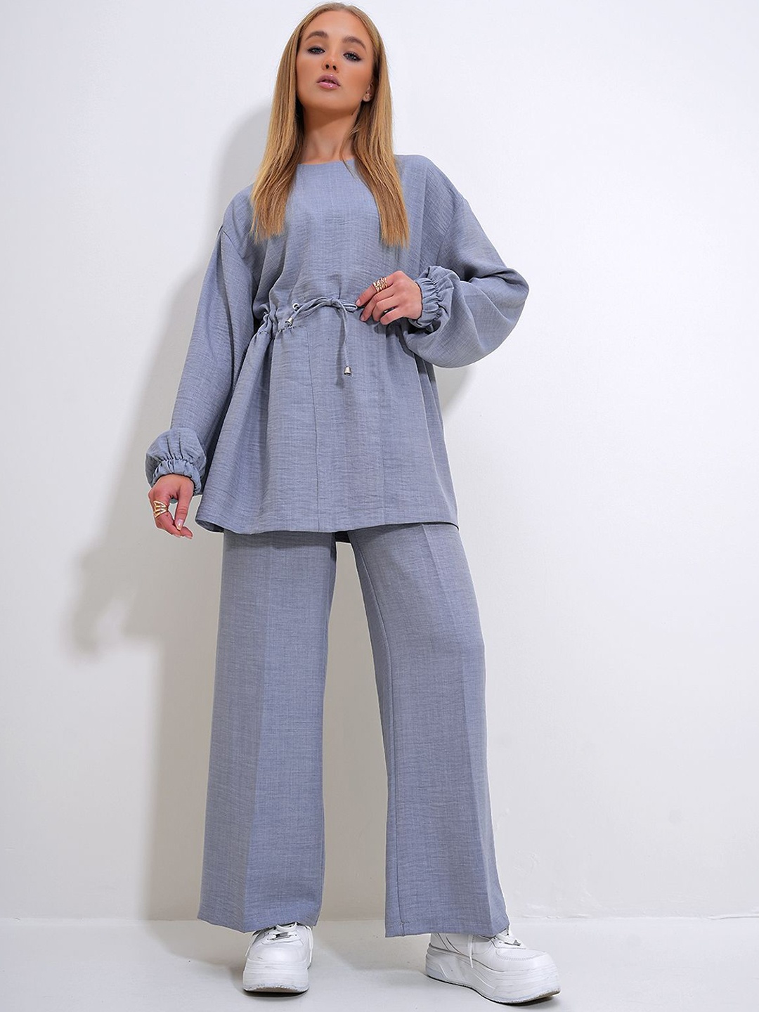 

Trend Alacati stili Top With Trousers, Grey