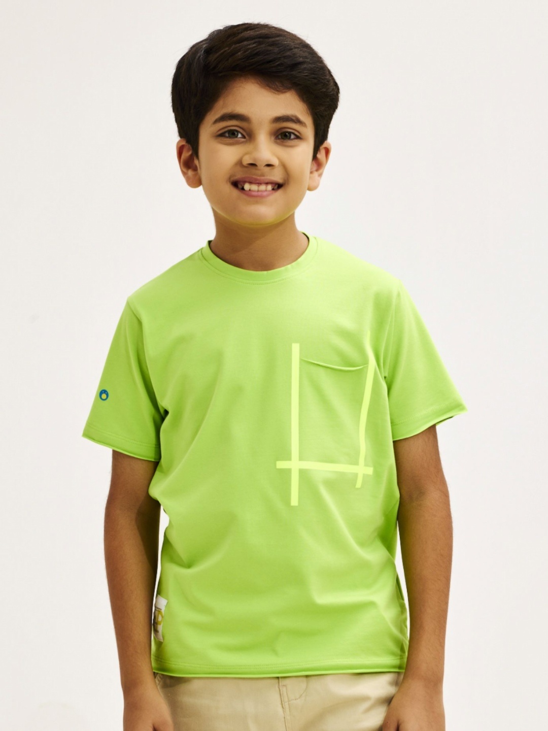 

NO MONDAYS Boys Pockets T-shirt, Green