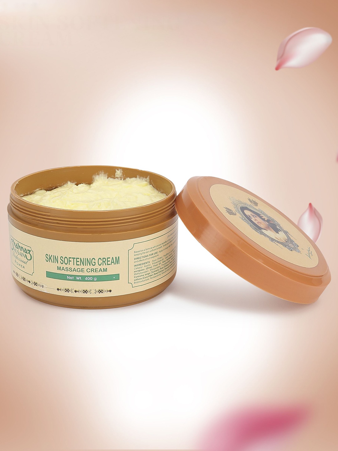 

Shahnaz Husain Professional Power Skin Softening Cream - Massage Cream 400g, Transparent