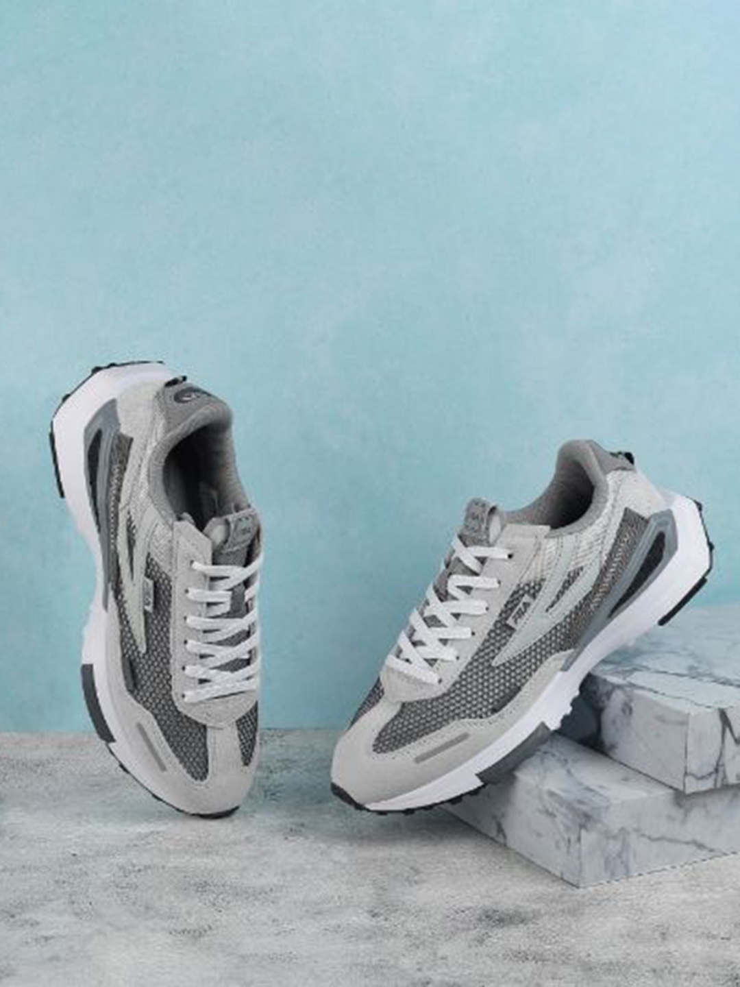 

FILA Men Levonte TXR Textured Suede Sneakers, Grey