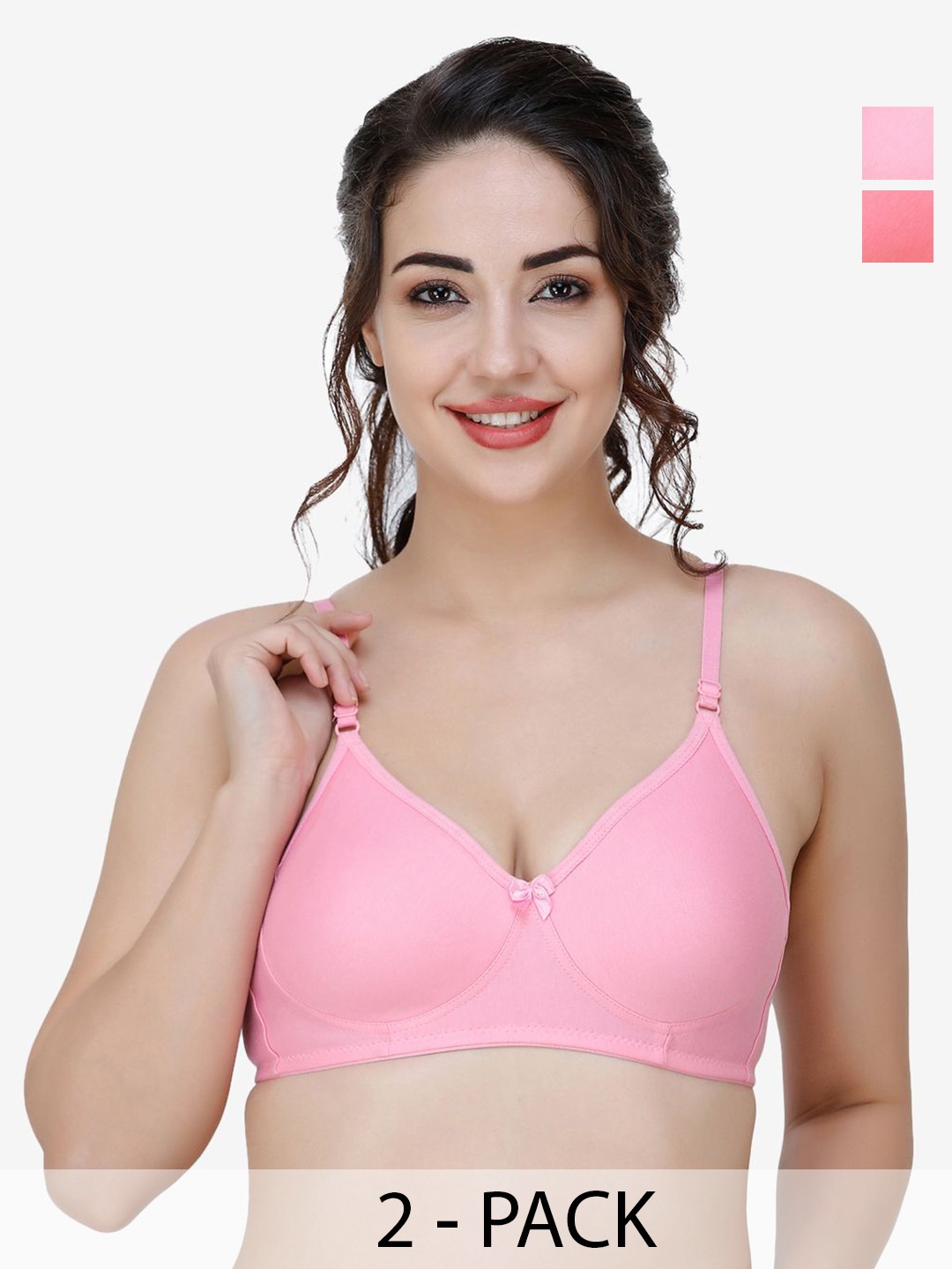 

Docare Full Coverage cotton bra, Red