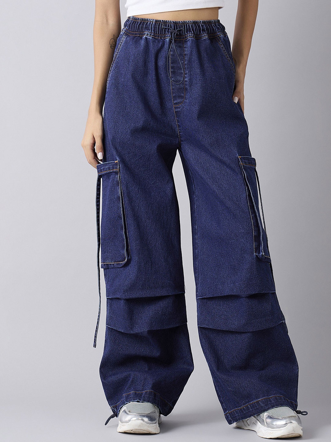 

Noh.Voh - SASSAFRAS Kids Girls Straight Fit Jeans, Blue