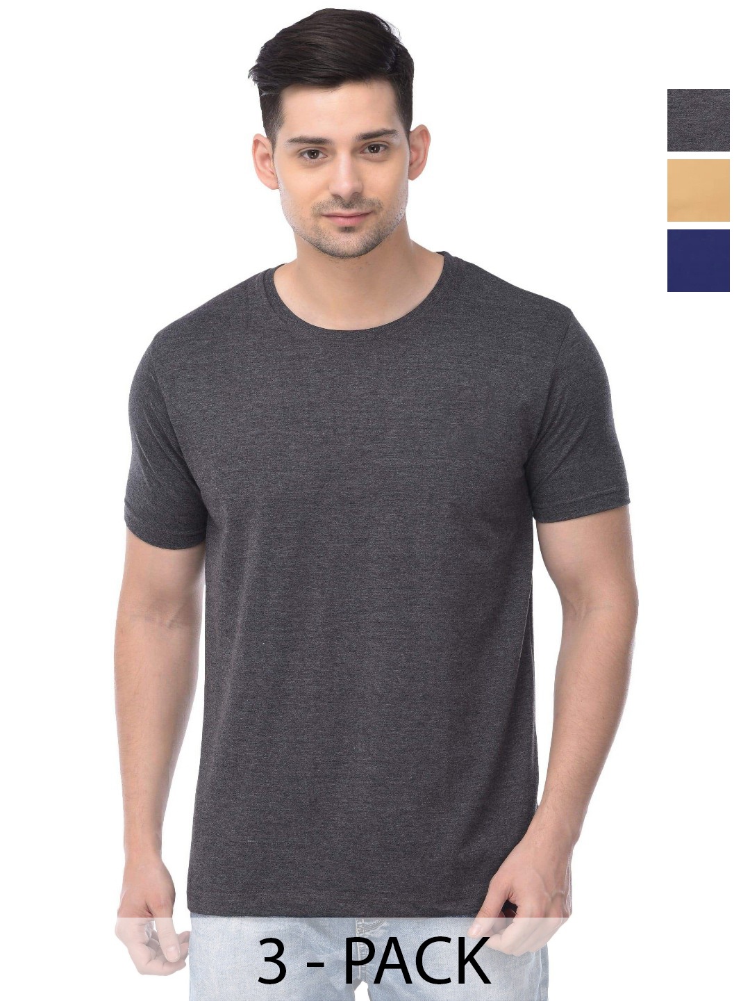 

COLOR CAPITAL Unisex 3 Cut Outs T-shirt, Na