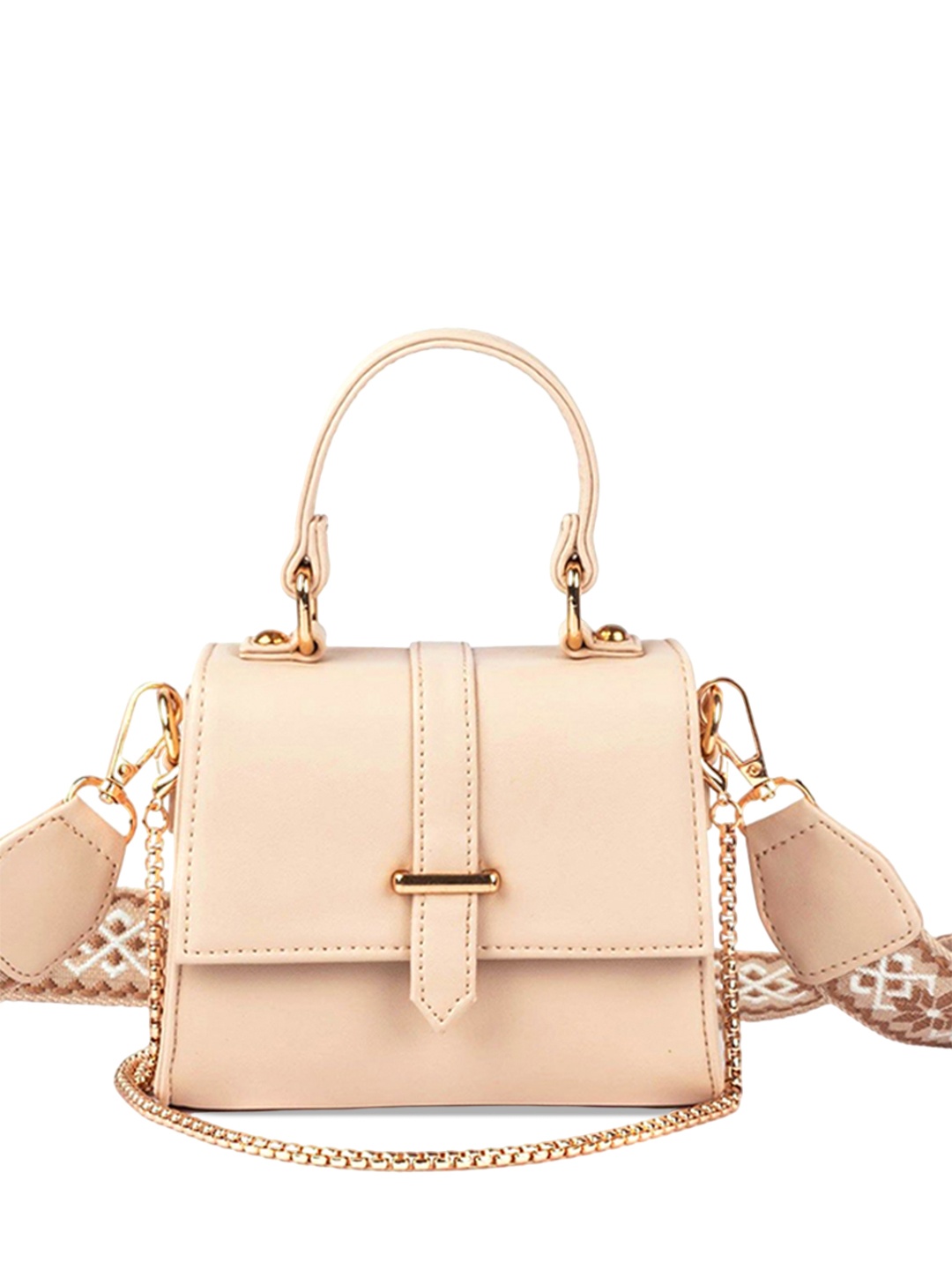 

Strokes by Namrata Mehta PU Sling Bag, Off white