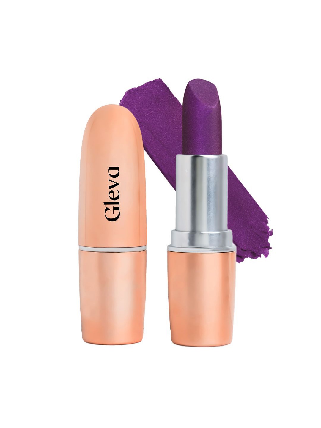 

Gleva Highly Pigmented Metallic Long Lasting Lipstick - Majestic Mauve - 4g, Purple