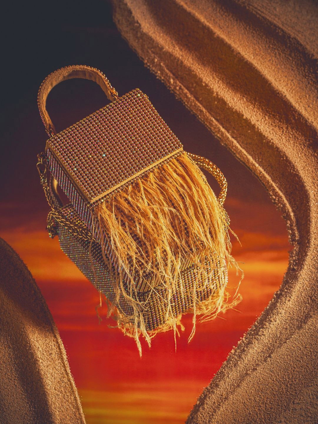 

Forever Noor Textured Suede Shopper Handheld Bag with Fringed, Gold