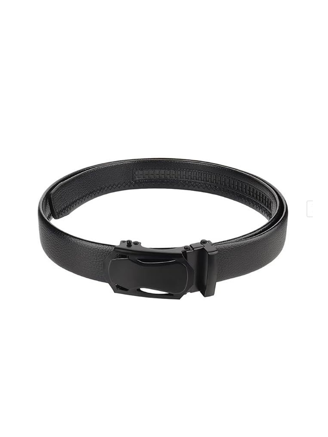 

SAZARA Men Textured Leather Belt, Black