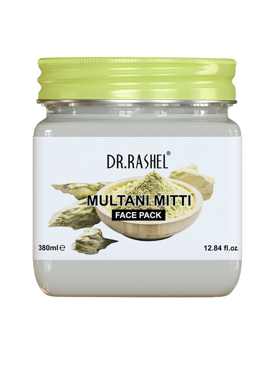 

DR.RASHEL Multani Mitti Face Pack For Deep Cleansing - 380ml, Green