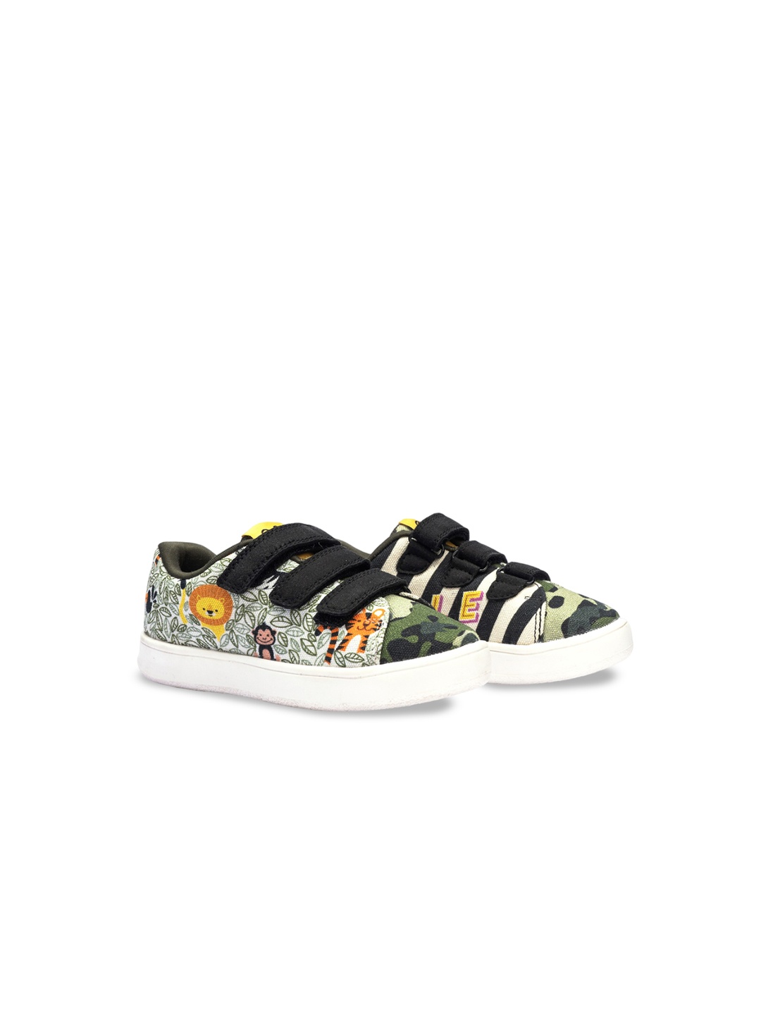 

HOPUP Unisex Kids Printed Sneakers, Green