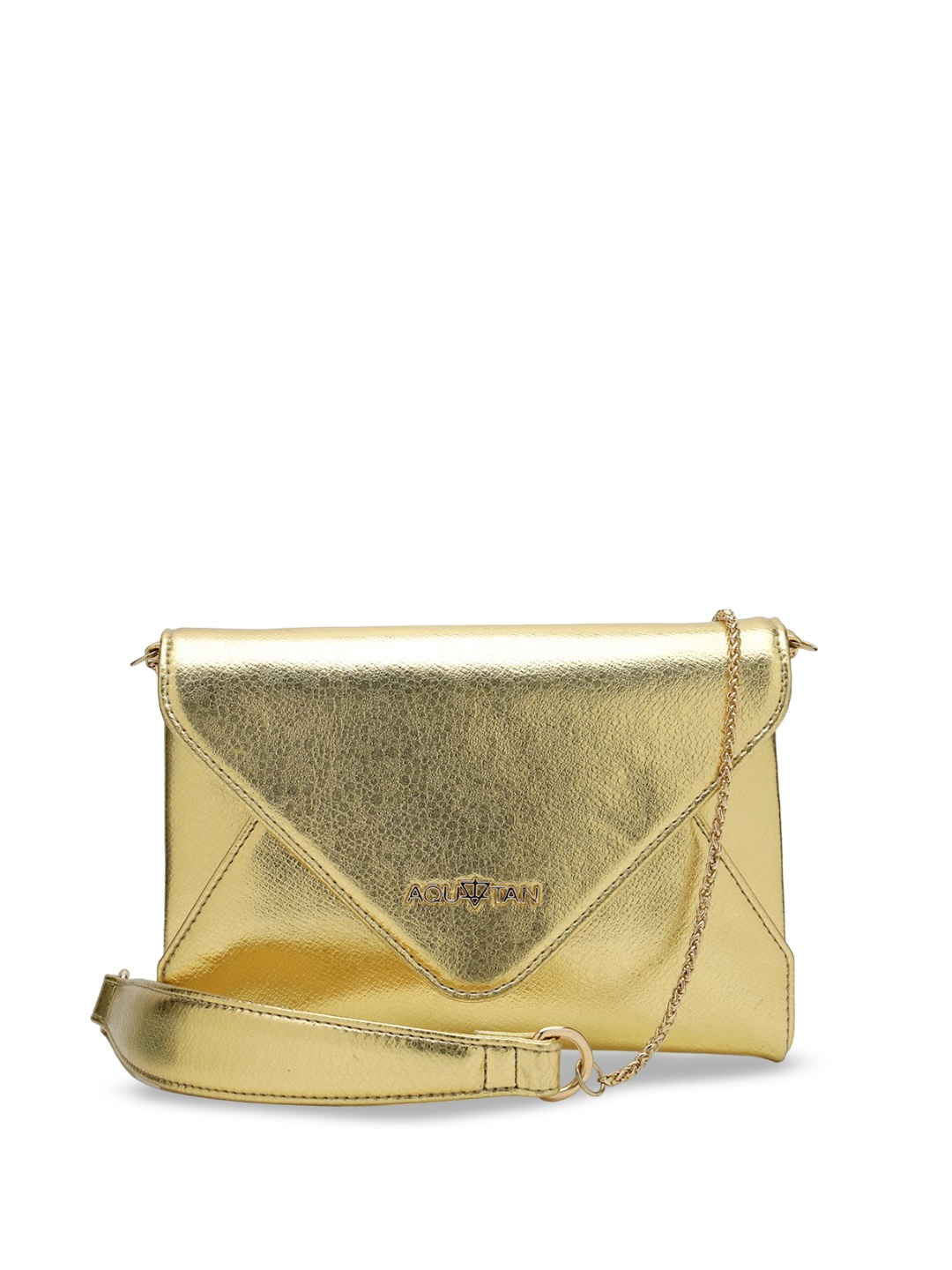 

AQUATAN PU Sling Bag, Gold