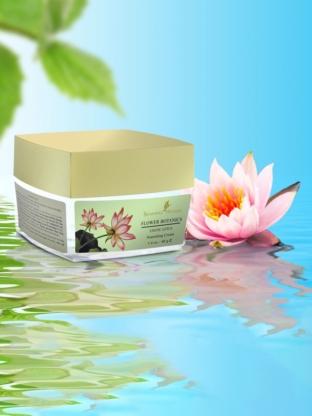 

Shahnaz Husain Flower Botanics Exotic Lotus Nourishing Cream - 40 g, Transparent