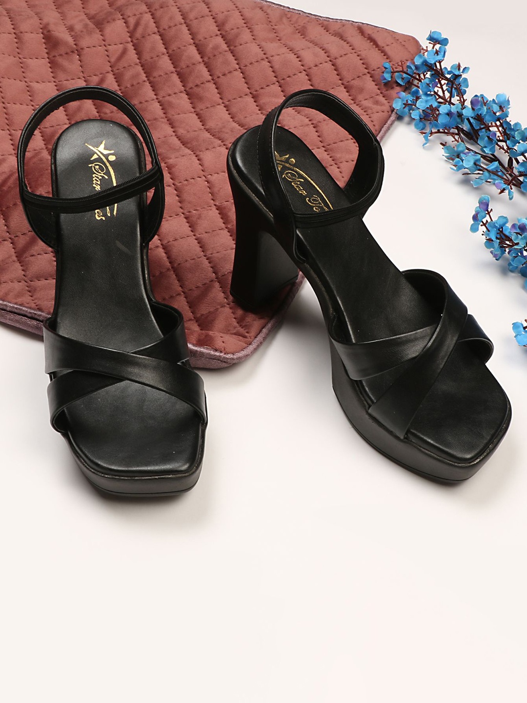 

STARTOES Work Platform Sandals, Black
