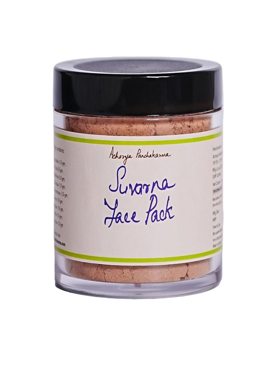 

Acharya panchakarma Suvarna Facepack For Pimples-40g, Brown