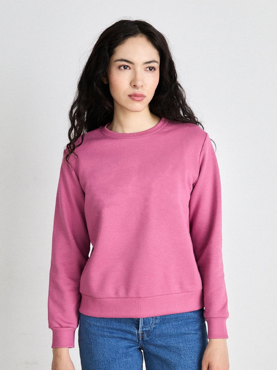 

Nalax Designs Women Sweatshirt, Pink
