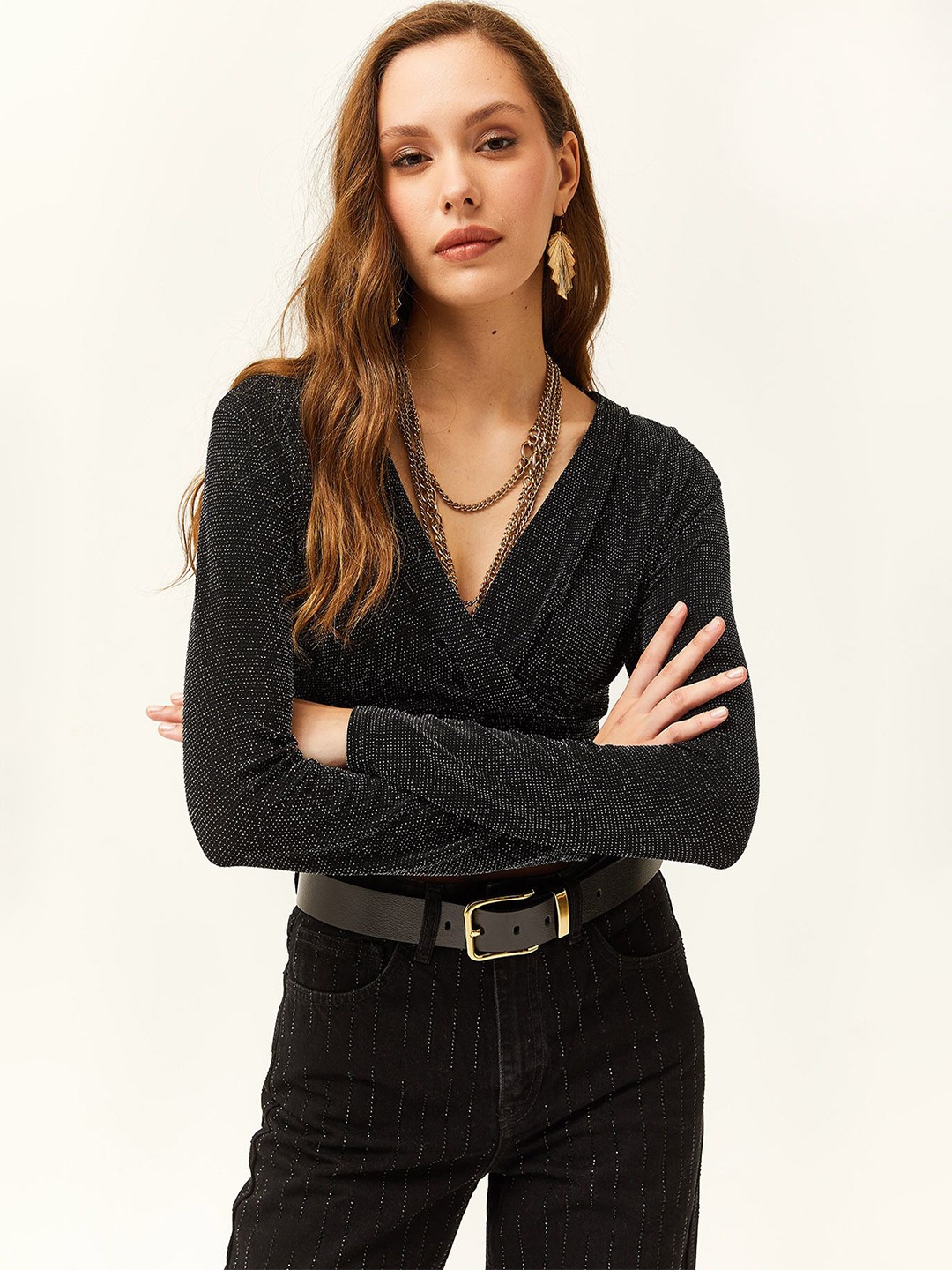 

Olalook Wrap Top, Na