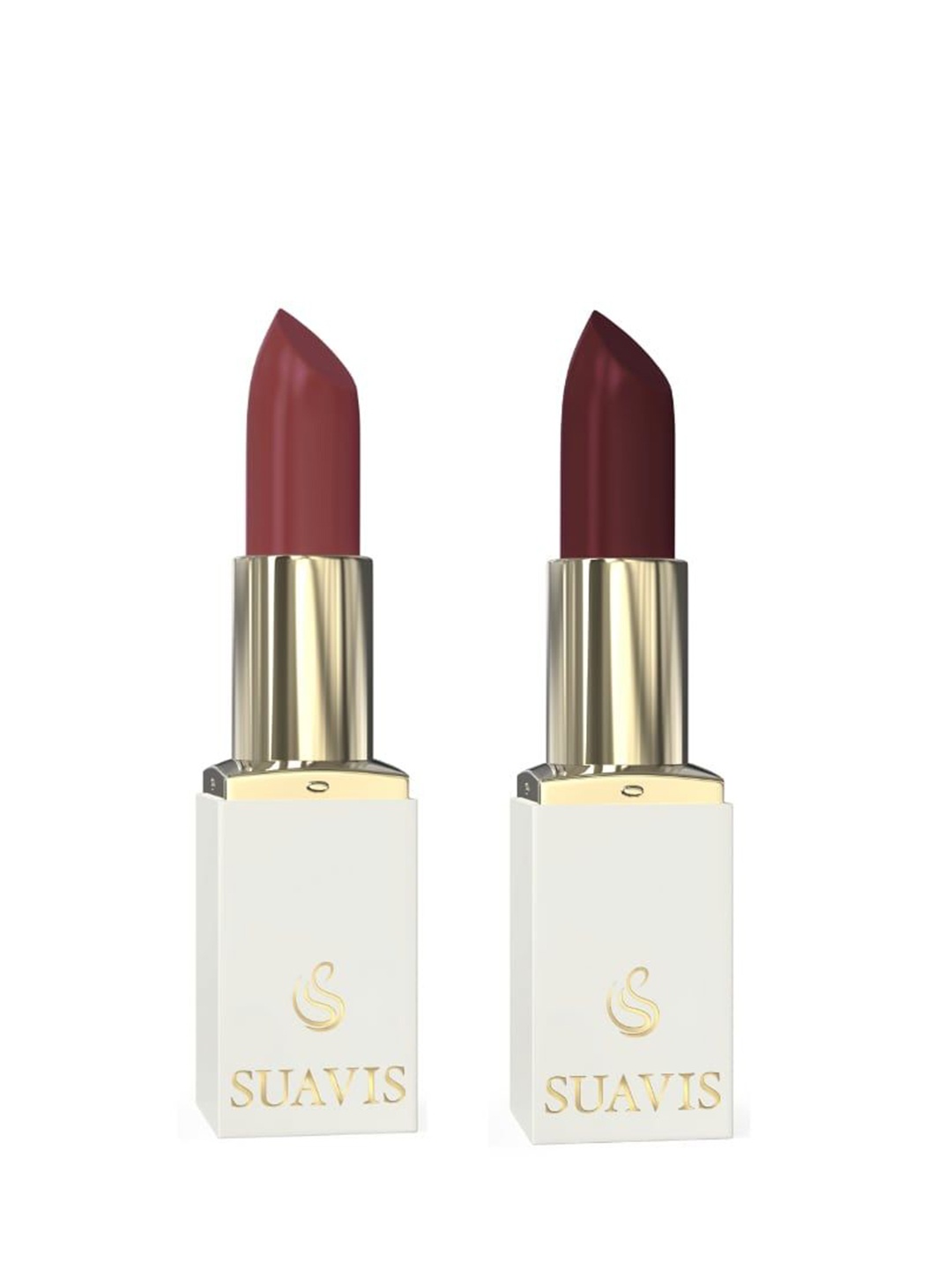 

SUAVIS Set Of 2 Matte Liquid Long Lasting Lipstick - 8gm - 110 , 112, Brown