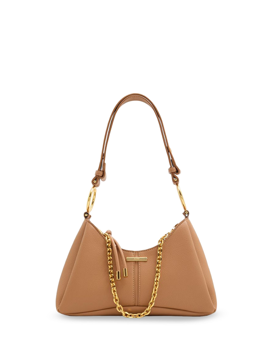 

ALDO Bucket Shoulder Bag with Tasselled, Beige