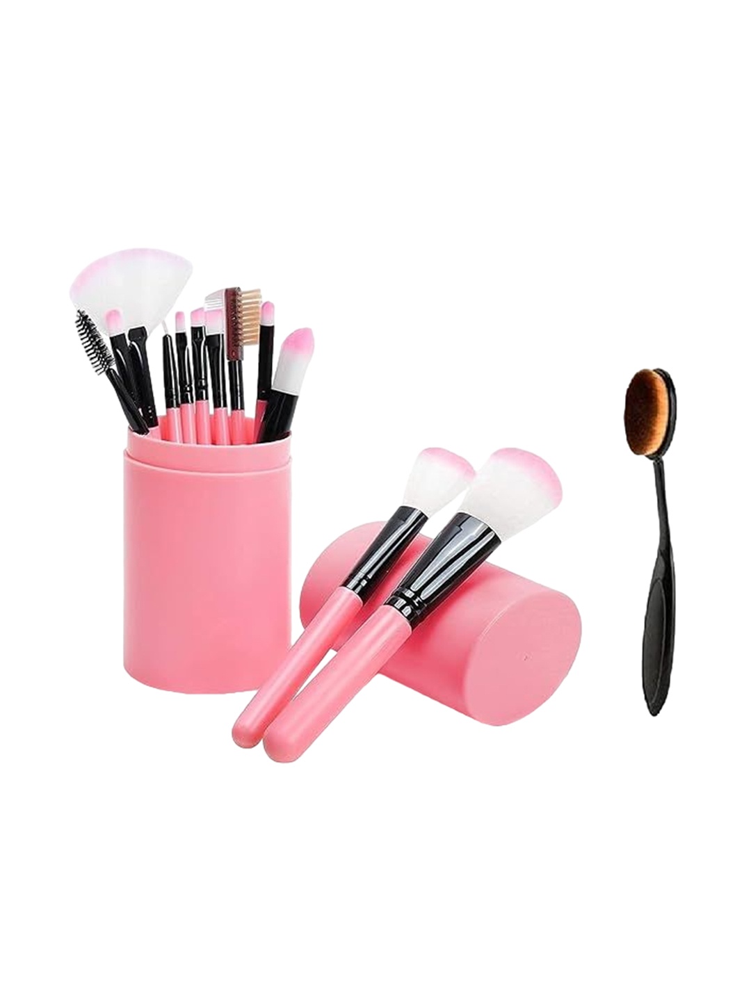 

YELGO Professional Set Of 12 Makeup Brushes, Pink