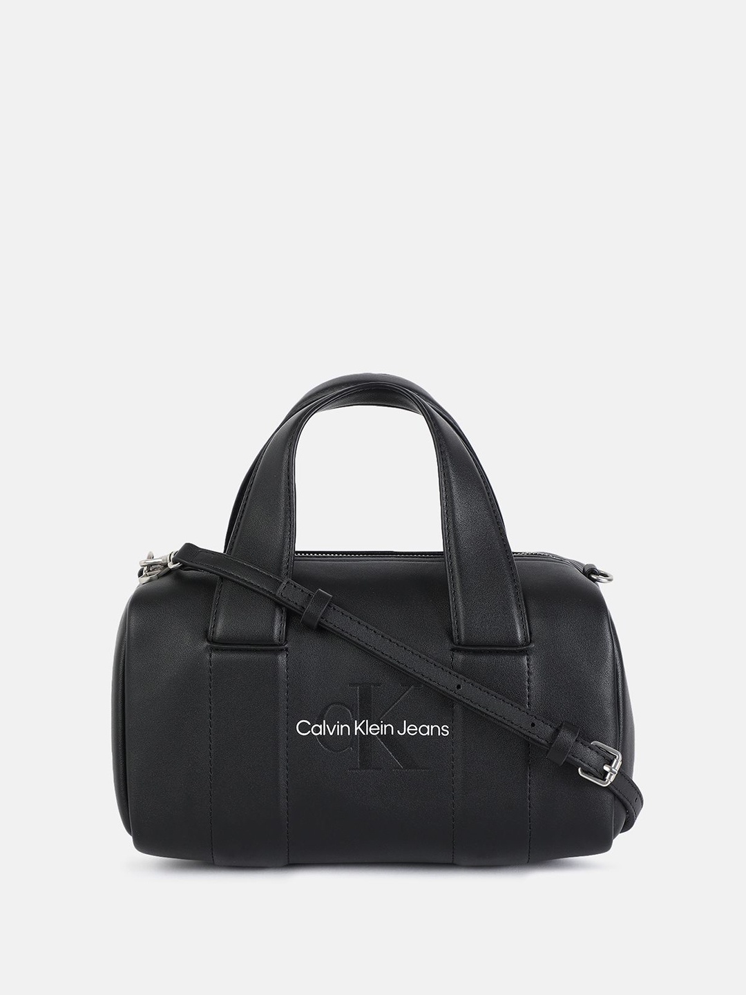 

Calvin Klein Jeans PU Bowling Sling Bag, Black