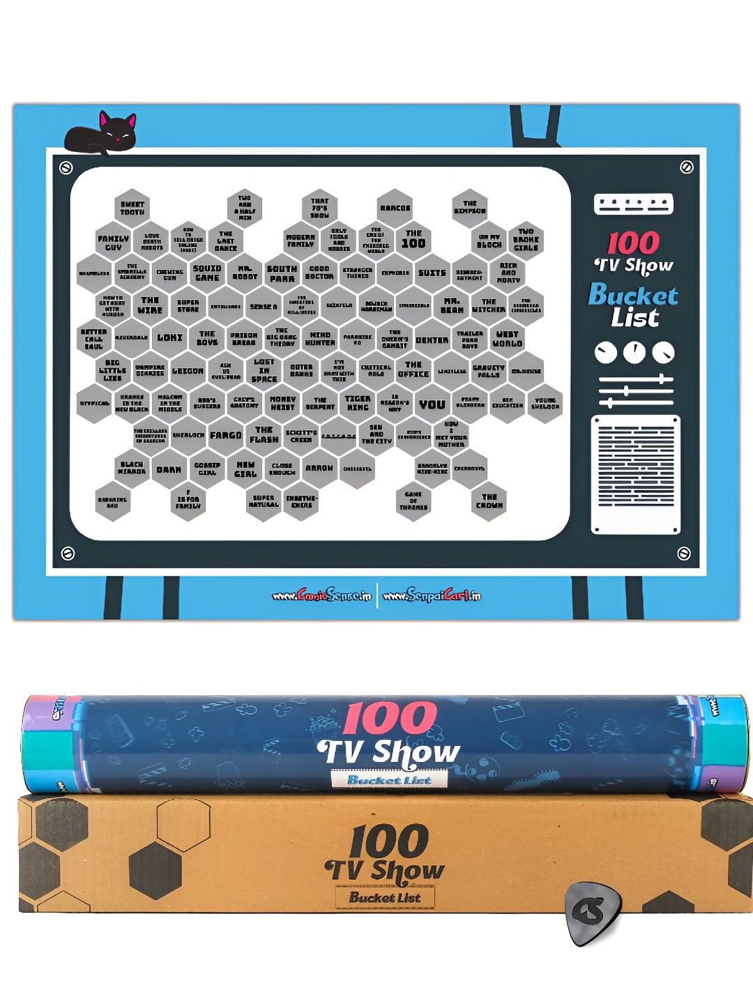 

COMICSENSE Grey & White 250 GSM Paper Decals & Stickers