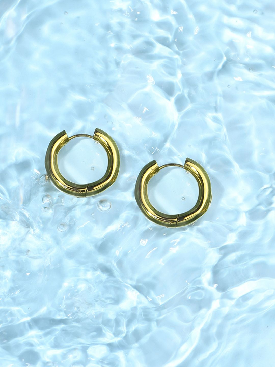 

Accessorize Gold-Plated Stainless Steel Chunky Hoop Earrings