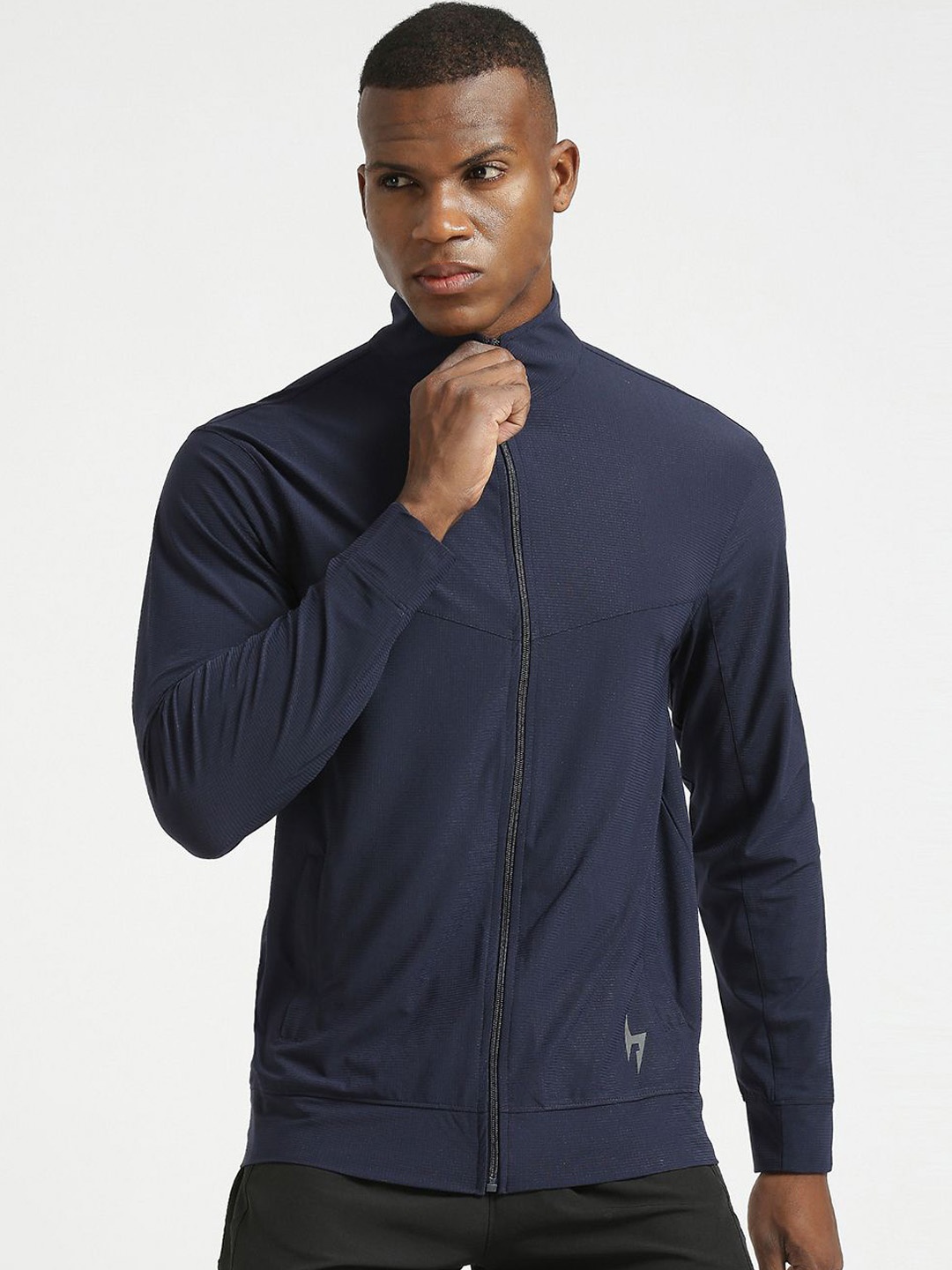 

Hardik Pandya Elevate Lightweight Dry Fit Performance Jacket, Navy blue