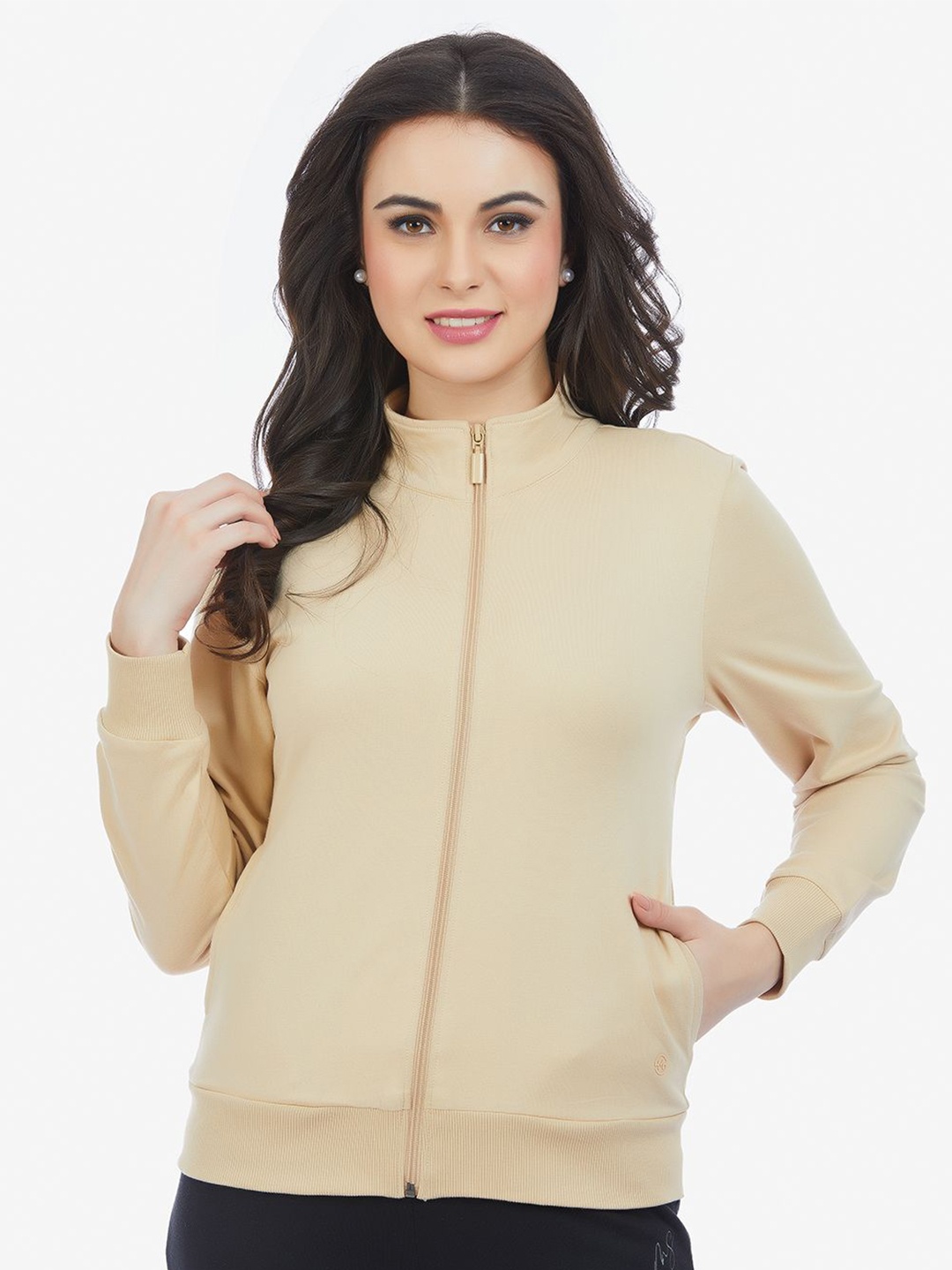 

MAYSIXTY Women Sweatshirt, Beige