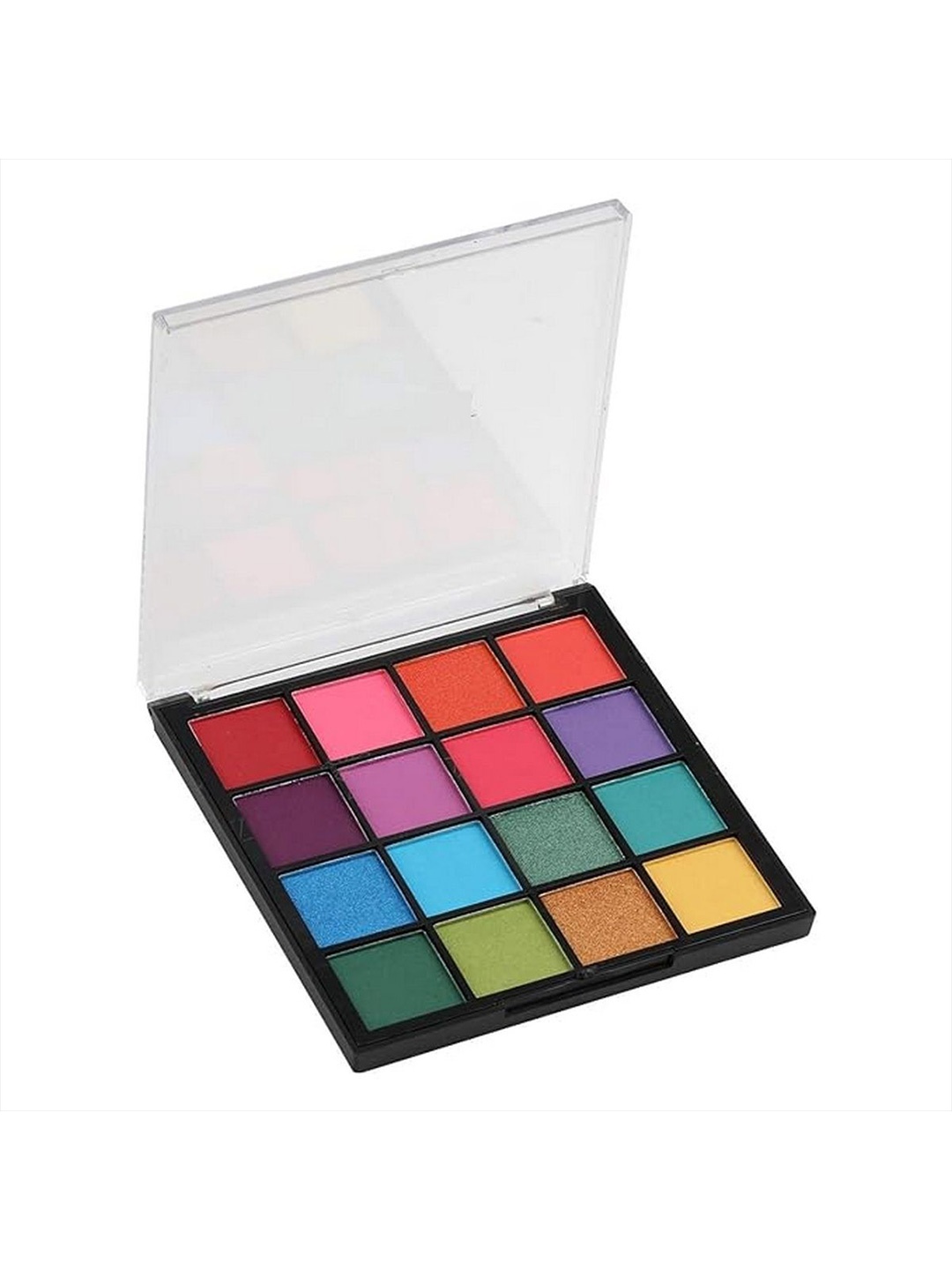 

YELGO Neon Edition 16 Color Mini Eyeshadow Palette Brights Eyeshadow Palatte- 1g Each, Transparent