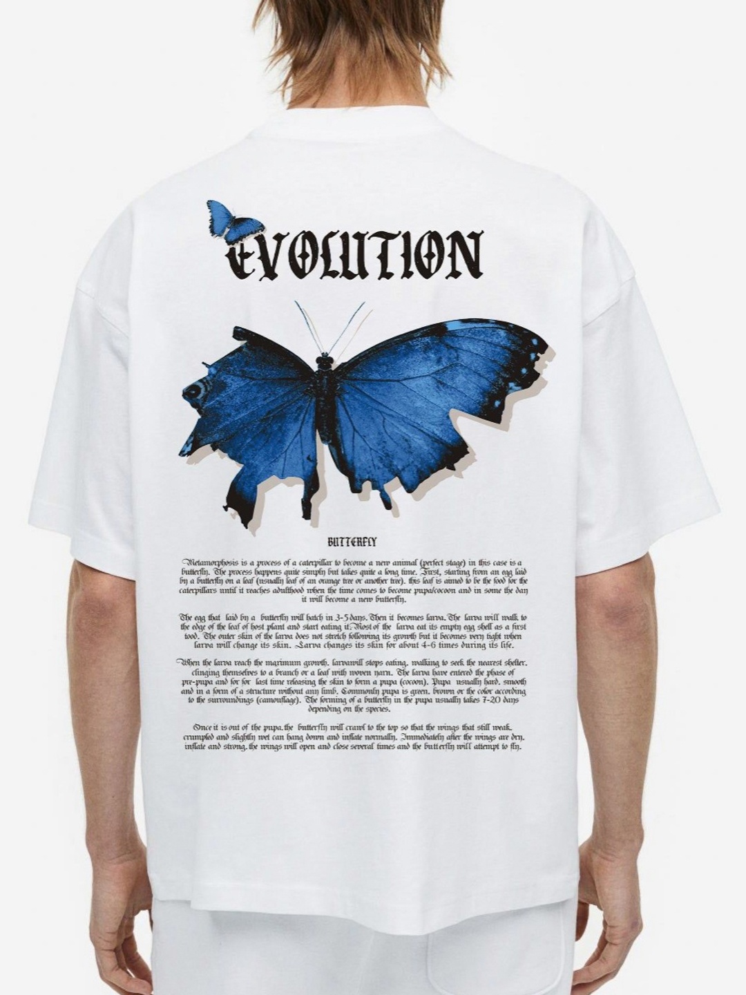 

TheBTclub Men Printed Drop-Shoulder Sleeves Activchill T-shirt, White