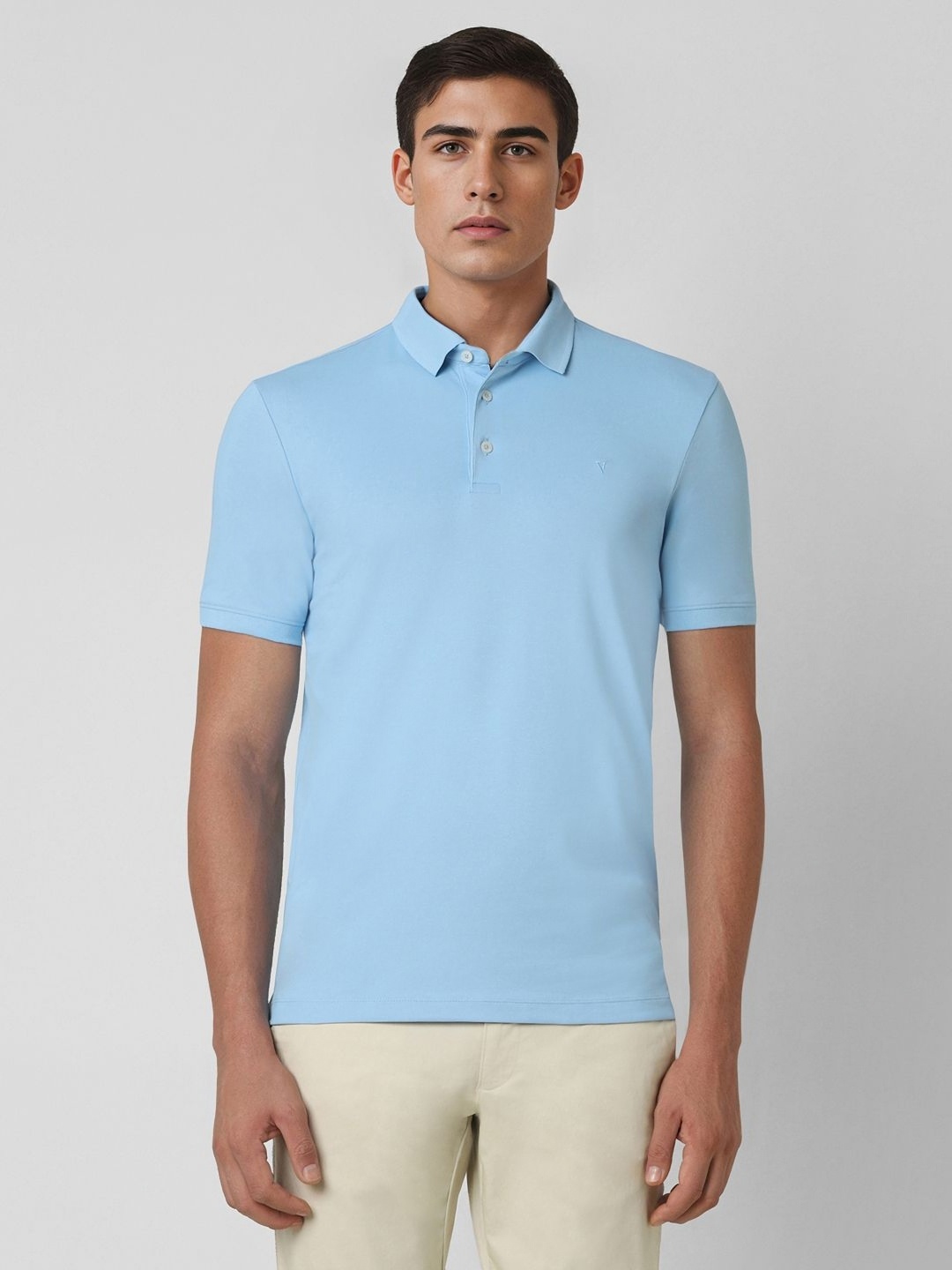 

Van Heusen Men Polo Collar Pockets T-shirt, Blue
