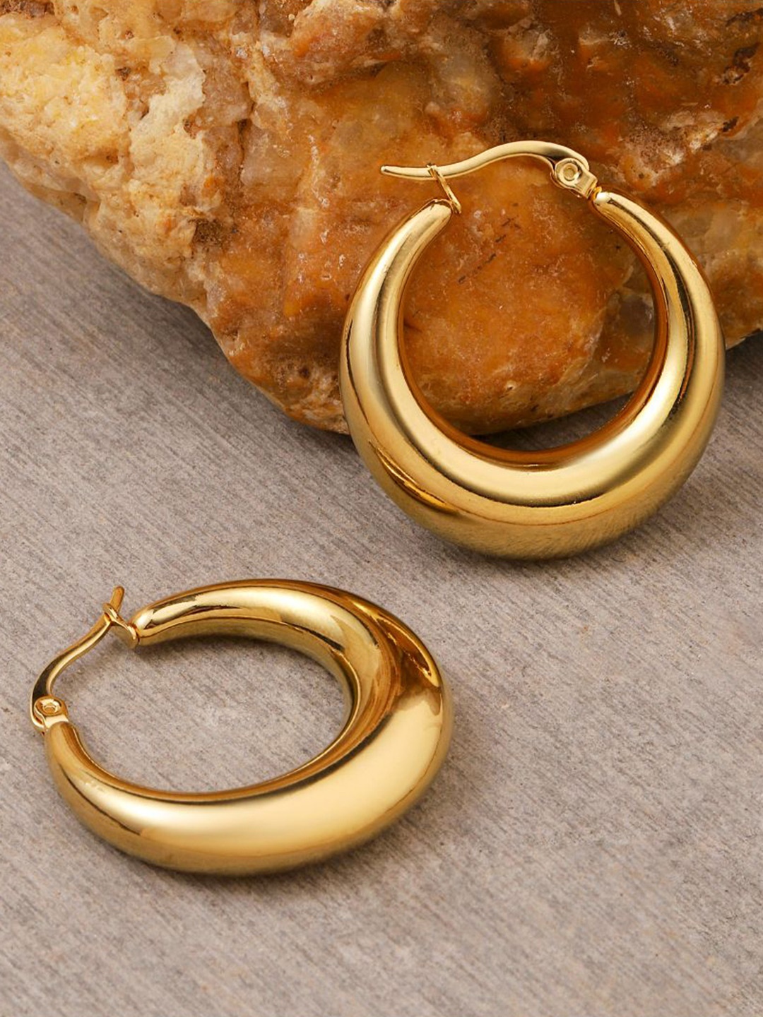 

SALTY Enrapture Circular Hoop Earrings, Gold