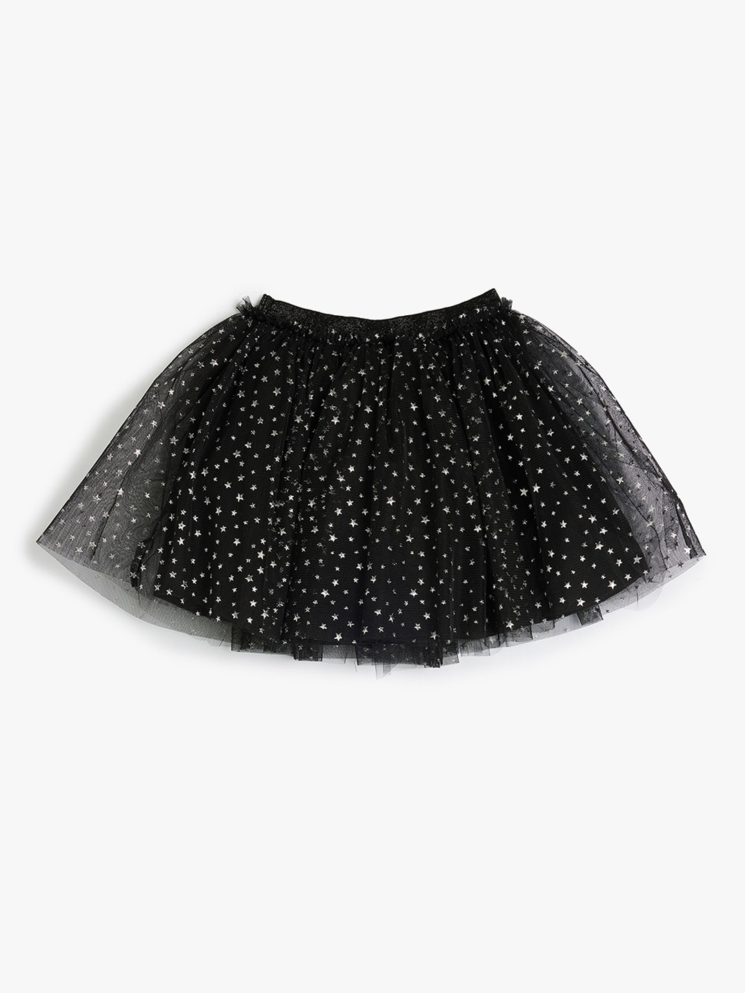 

Koton Girls Embellished Flared Mini Skirts, Black