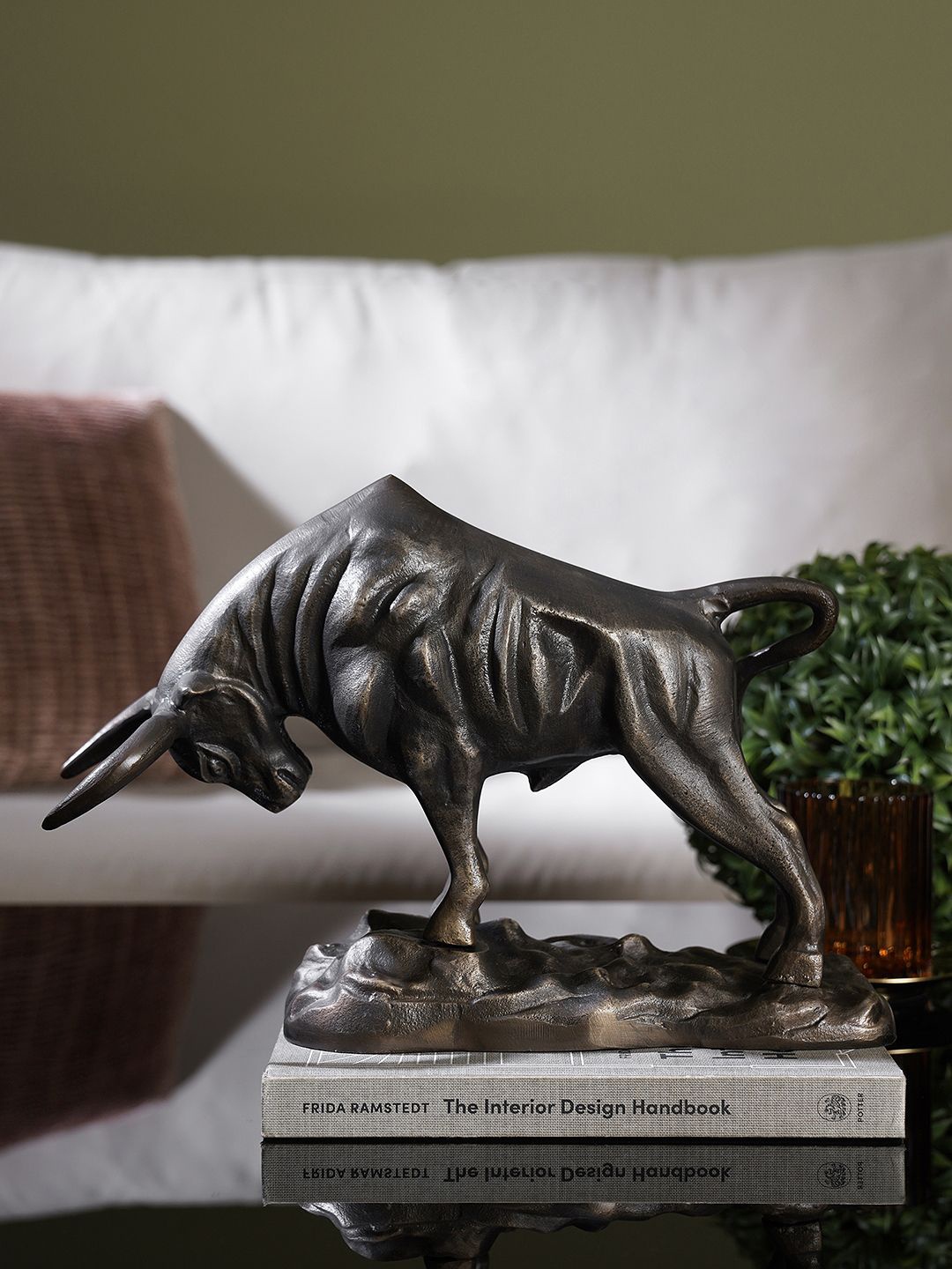 

Pure Home and Living Brown Figurine Showpiece
