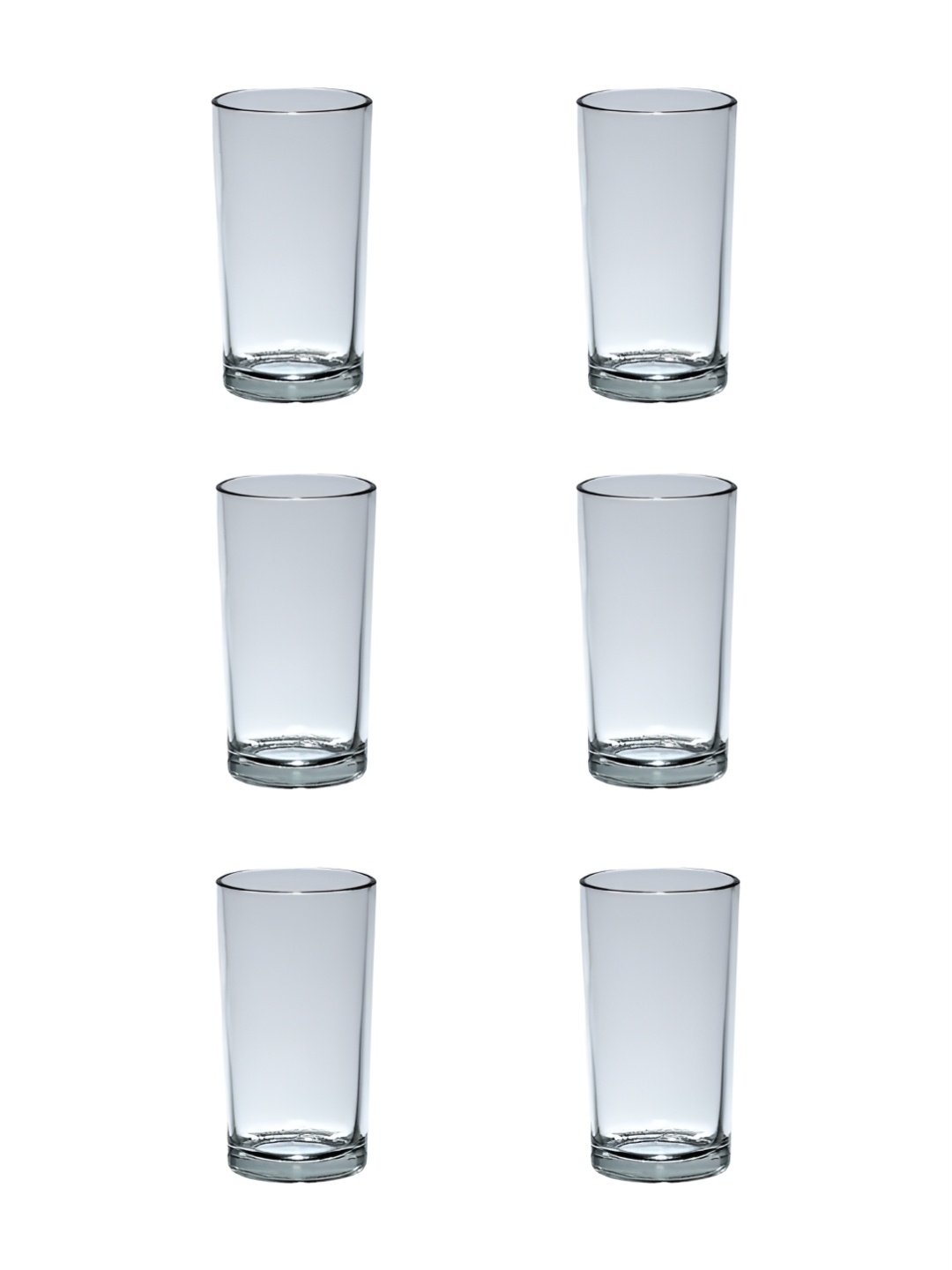 

Aura High Ball Transparent 6 Pieces Water Glasses With 280 ML