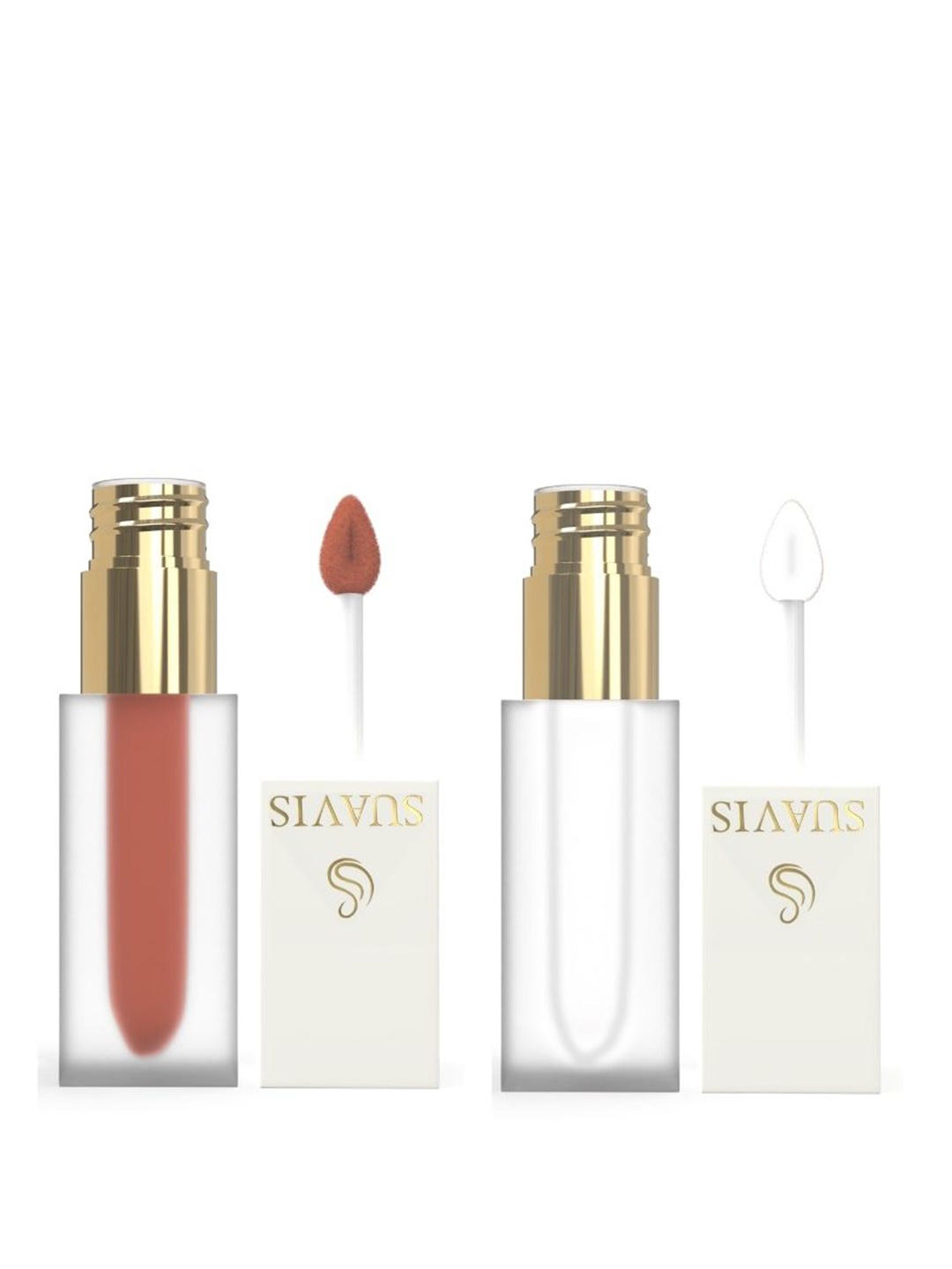 

SUAVIS Set Of 2 Matte Liquid Long Lasting Lipstick - 8gm - 207, 211, Pink
