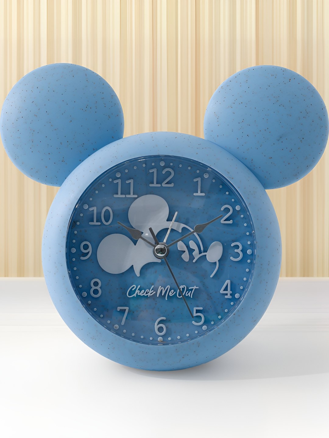 

The Better Home Blue & White Analogue Contemporary Table Alarm Clock