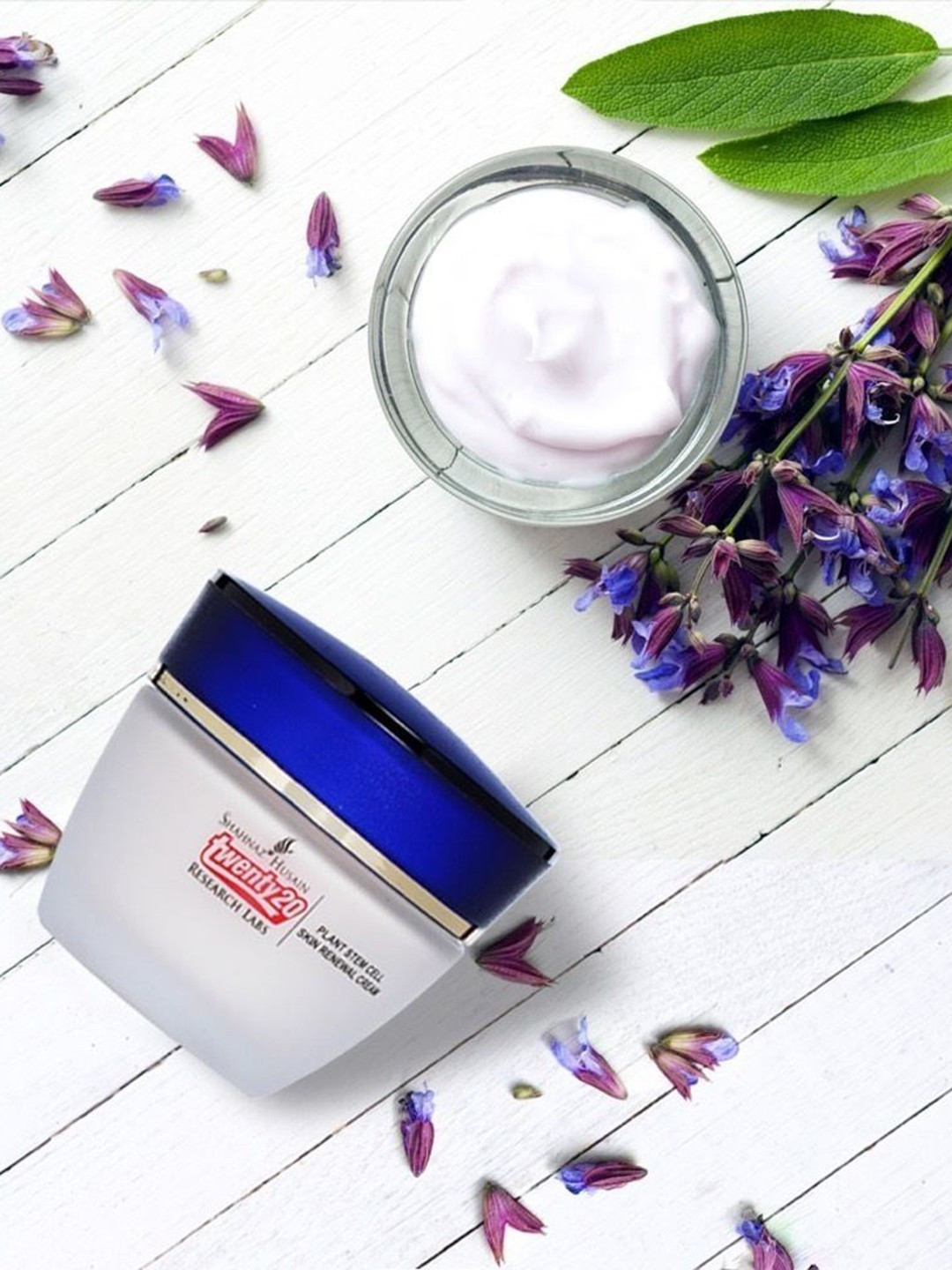 

Shahnaz Husain Twenty20 Plant Stem Cell Skin Renewal Cream- 50ml, Transparent