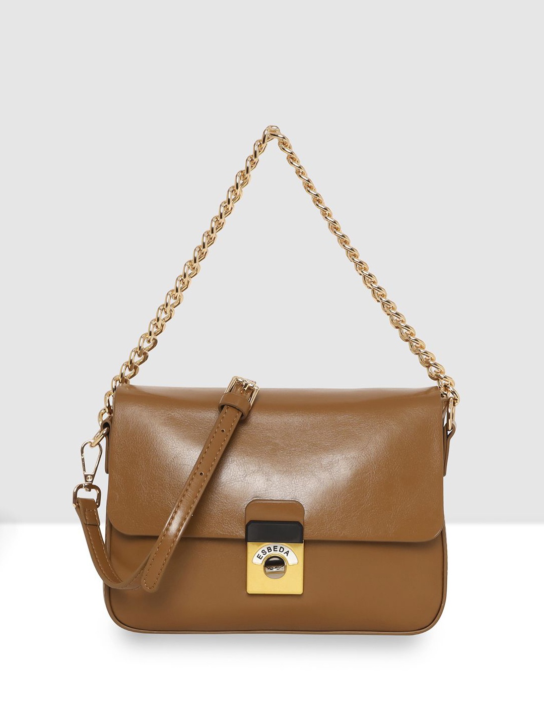 

ESBEDA PU Shopper Sling Bag, Coffee brown