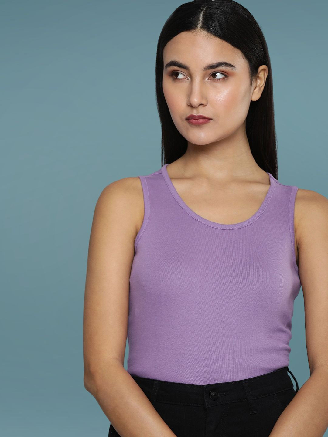 

DressBerry Women Slim Fit T-shirt, Lavender