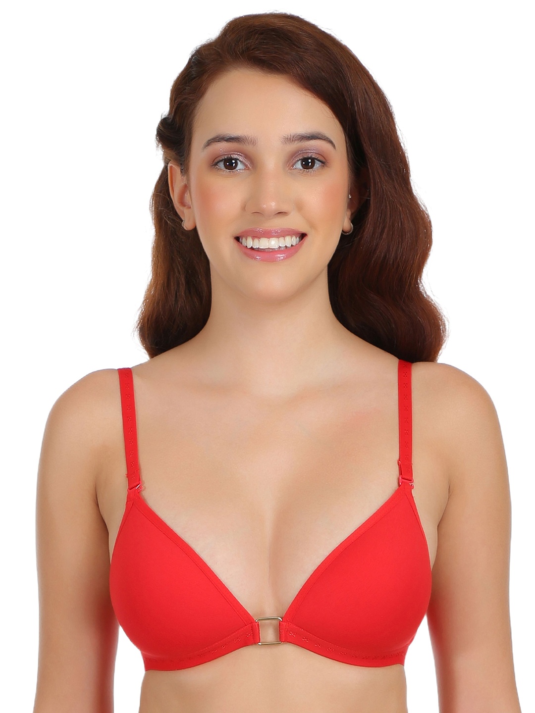 

SELFCARE Bra Half Coverage Lightly Padded, Red