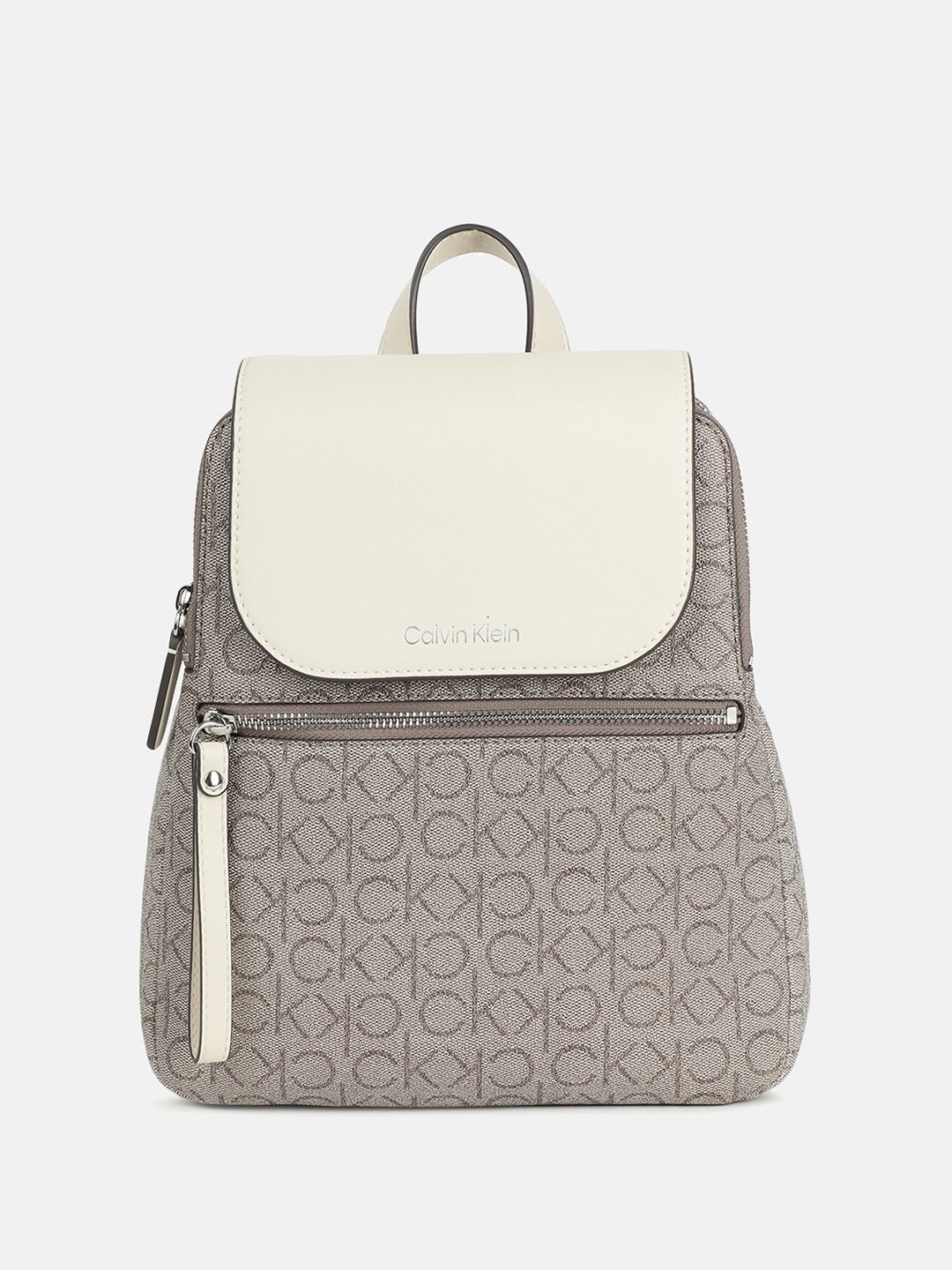 

Calvin Klein Jeans PU Shopper Hobo Bag with Quilted, Beige