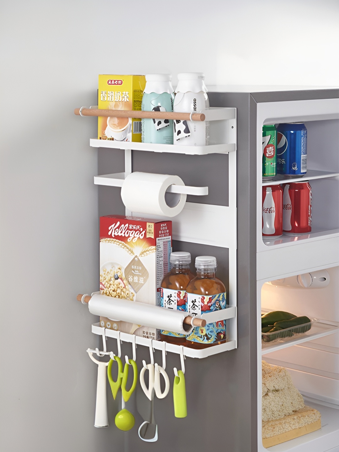

UMAI White Magnetic Refrigerator Multi-Utility Organizer