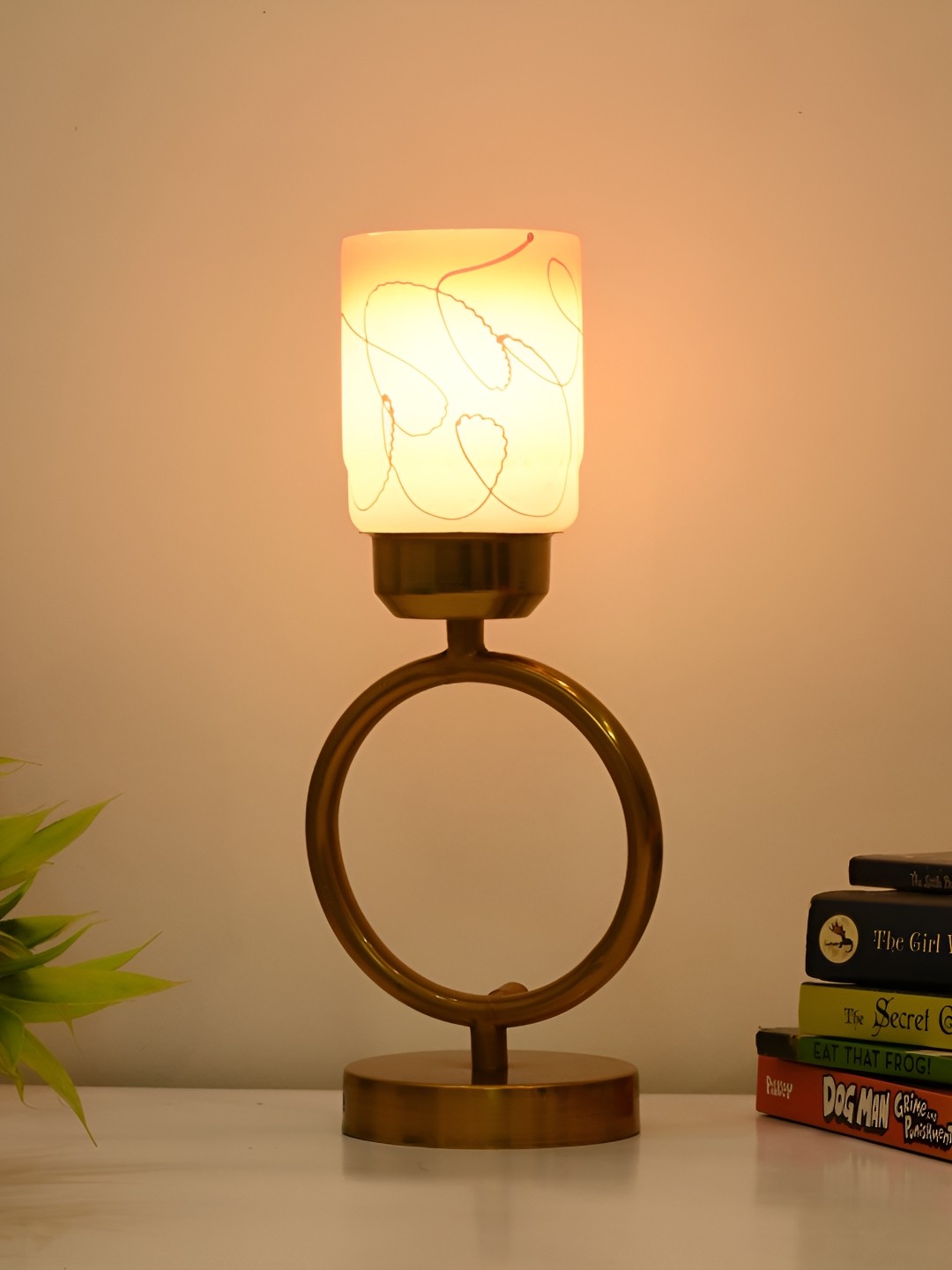 

Afast Orange Glass Traditional Rectangle Table Lamp with Adjustable Cord