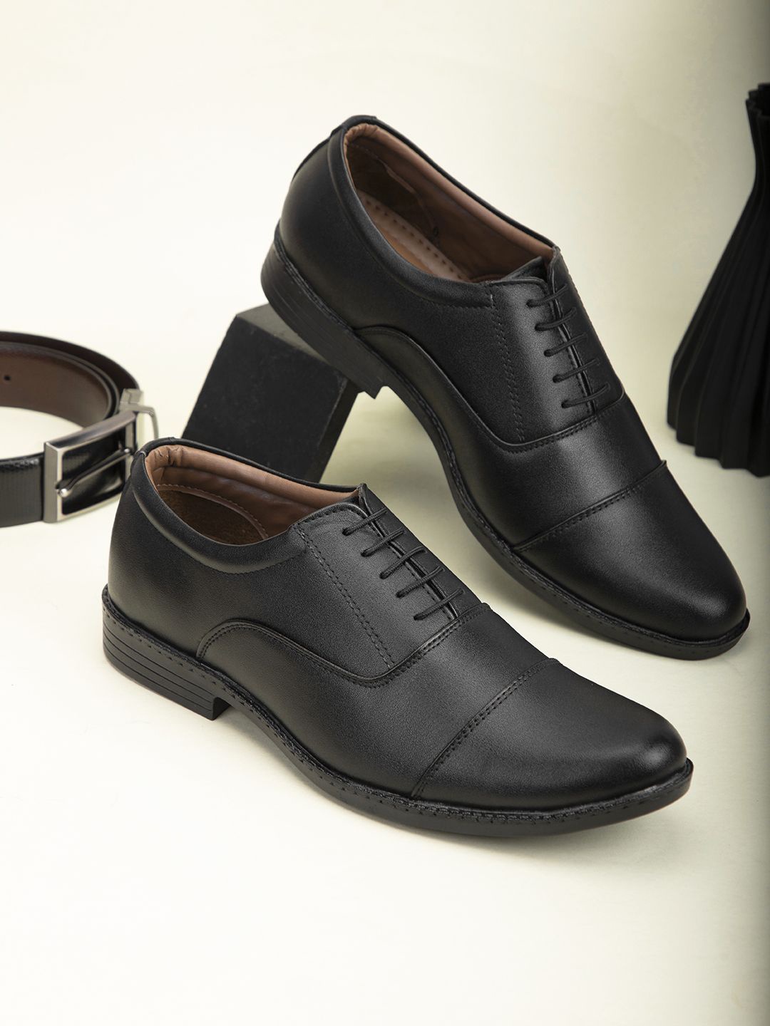

Provogue Men Formal Oxfords Shoes, Black
