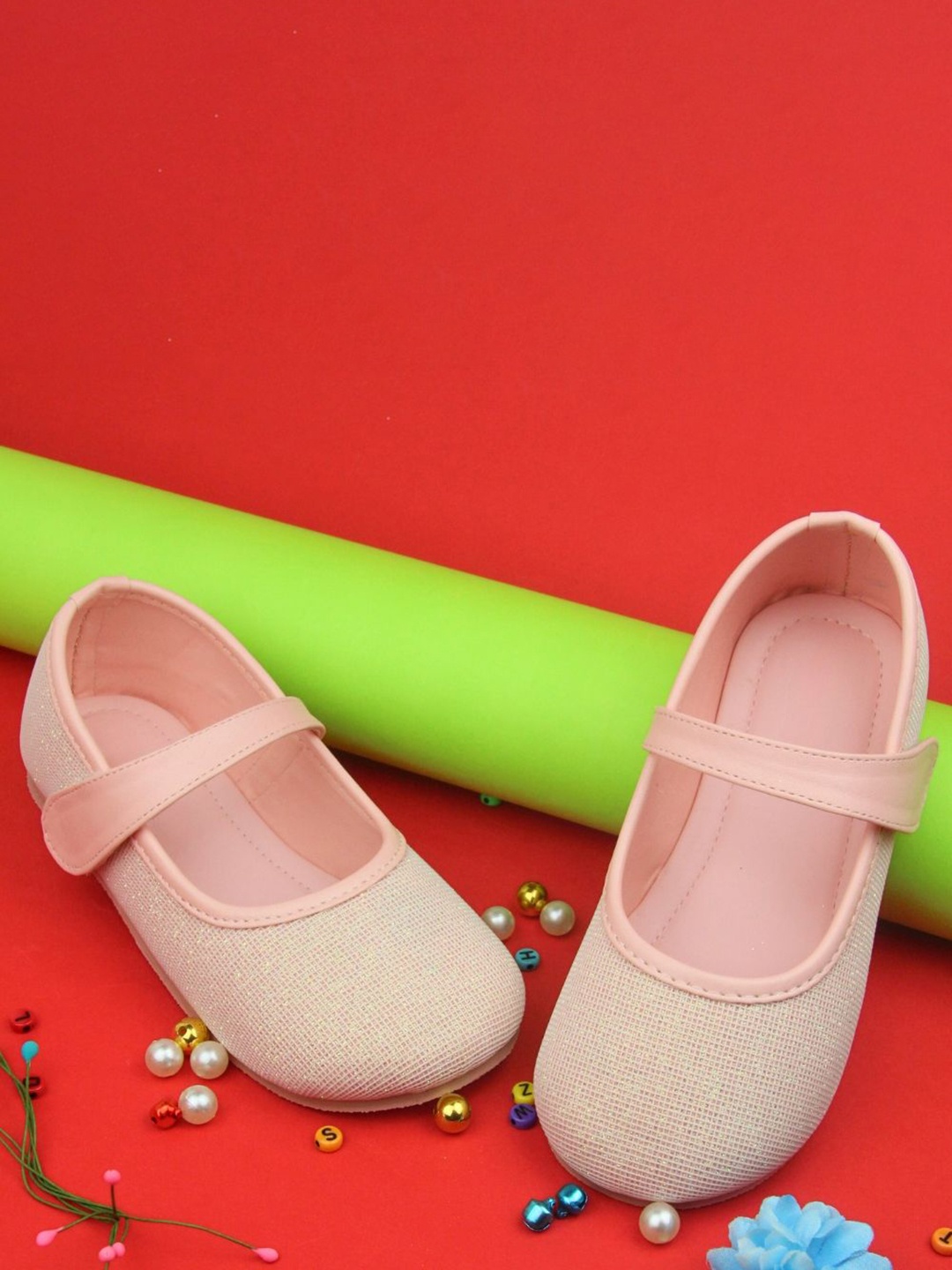 

NESKA MODA Girls Ballerinas Flats, Pink