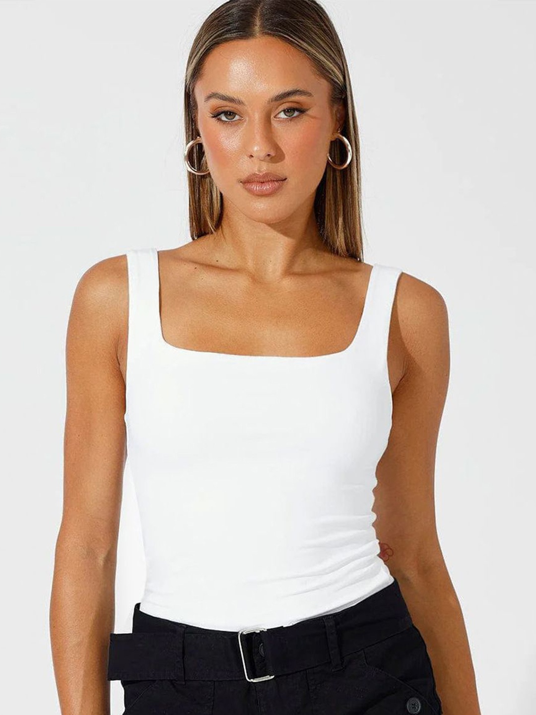 

HERE&NOW Print Tank Top, White