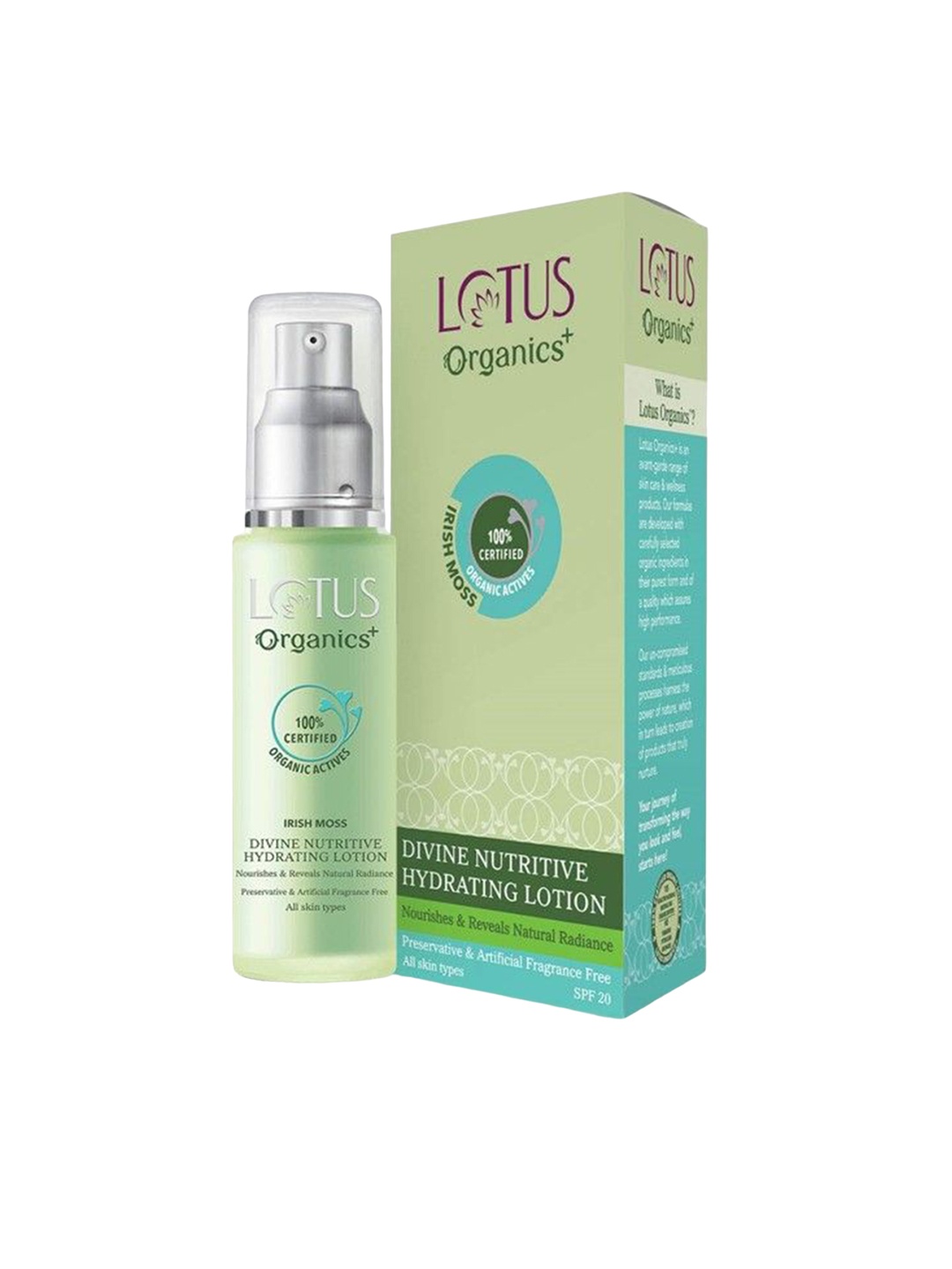 

Lotus Organics+ Divine Nutritive Hydrating Lotion SPF20 - 50g, Green
