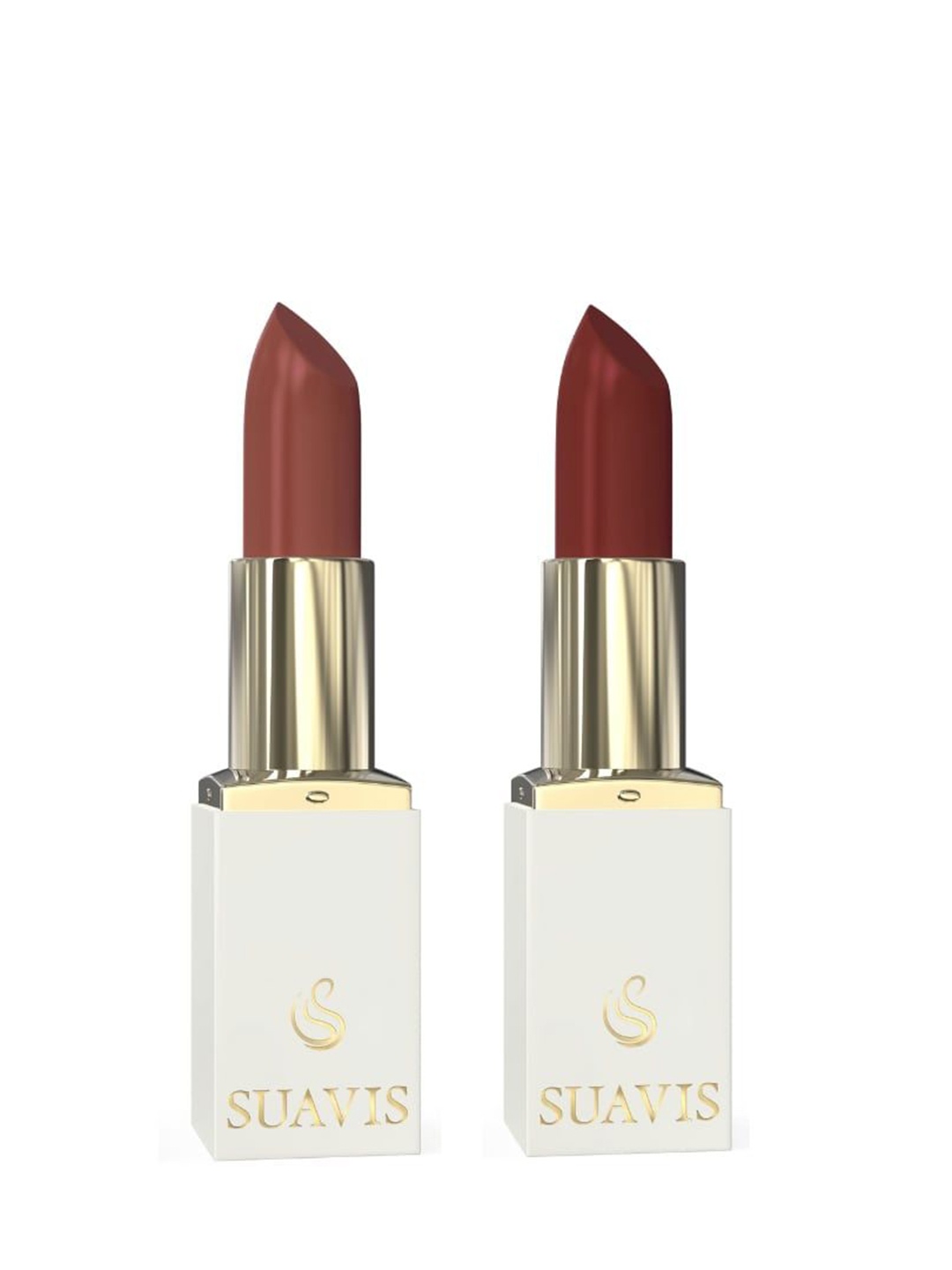 

SUAVIS Set Of 2 Infinitely Matte Long Lasting Lipstick - 8gm - 101, 106, Red