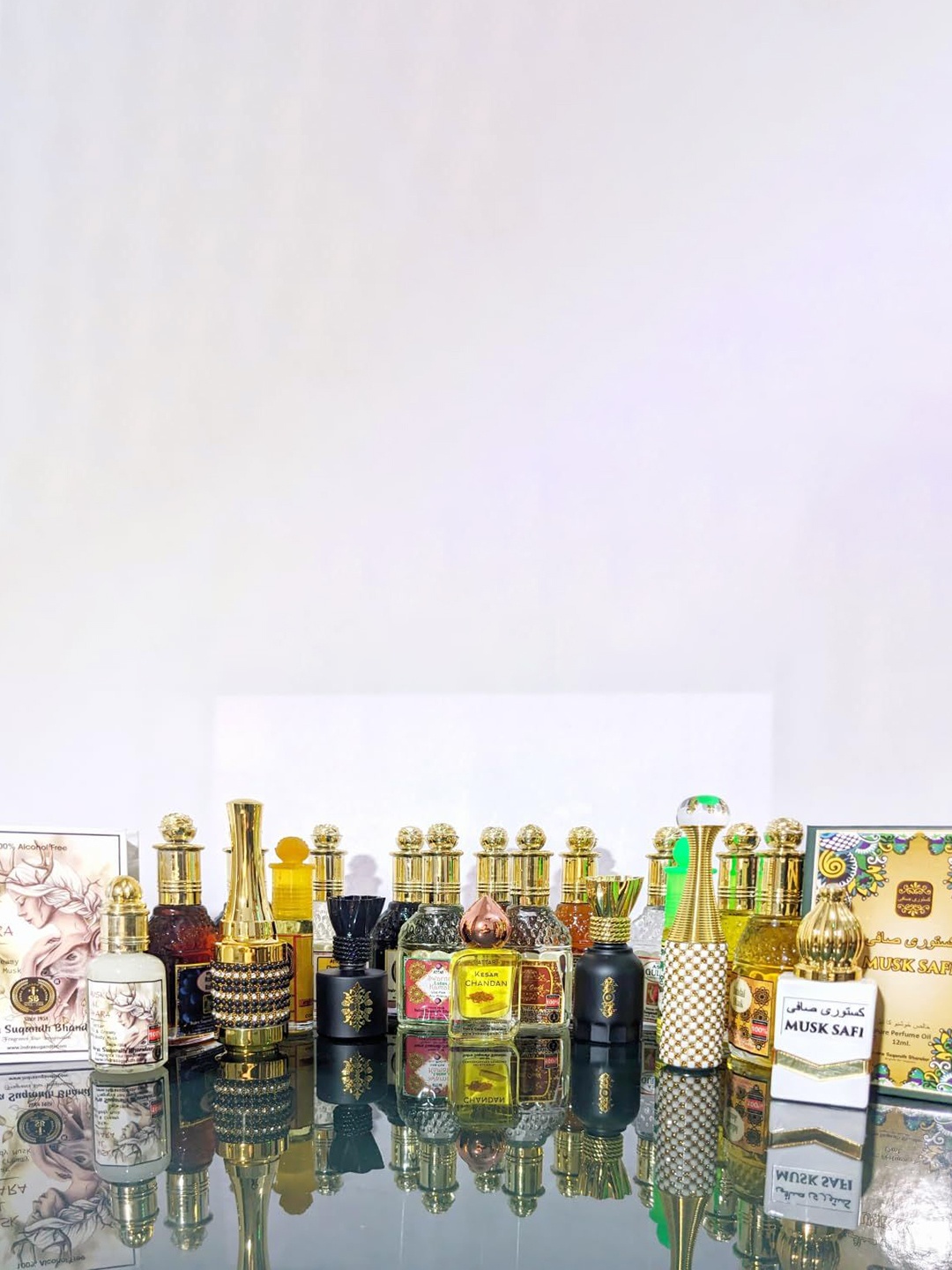

INDRA SUGANDH BHANDAR Sandal Musk Attar-12ml, Transparent